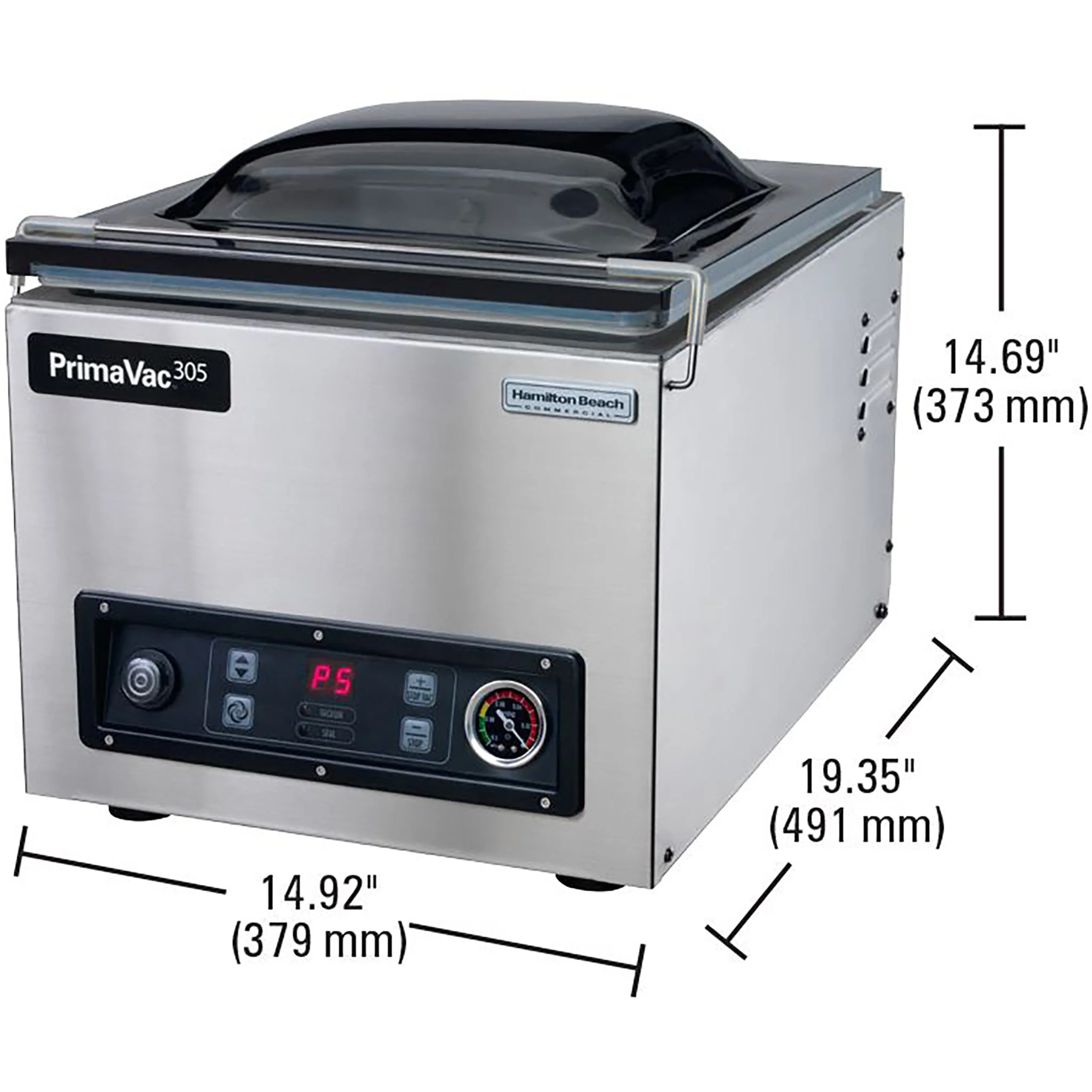 Hamilton Beach HVC305 Chamber Vacuum Sealing/Packaging Machine - Image 8