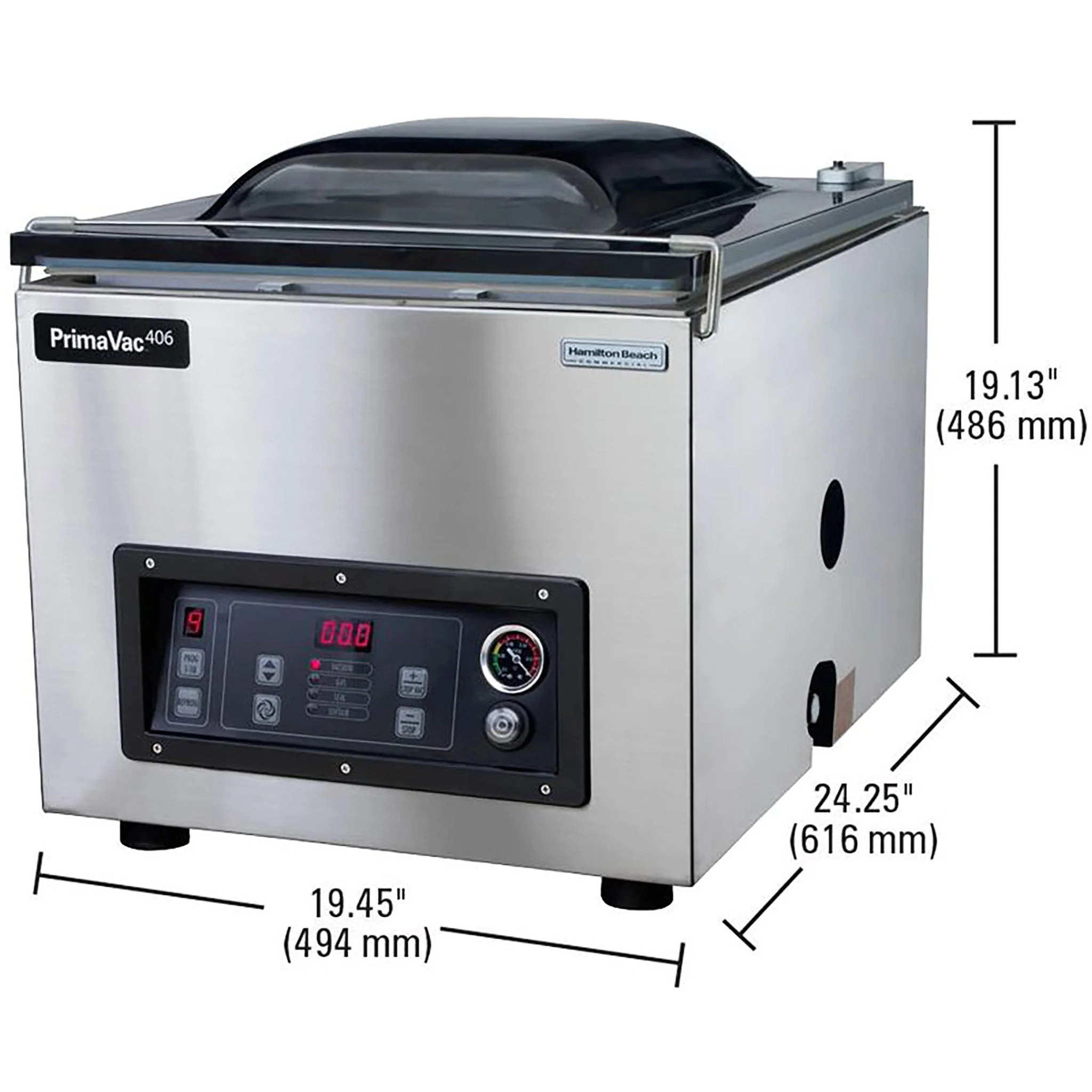 Hamilton Beach HVC406 Chamber Vacuum Sealing/Packaging Machine - Image 8
