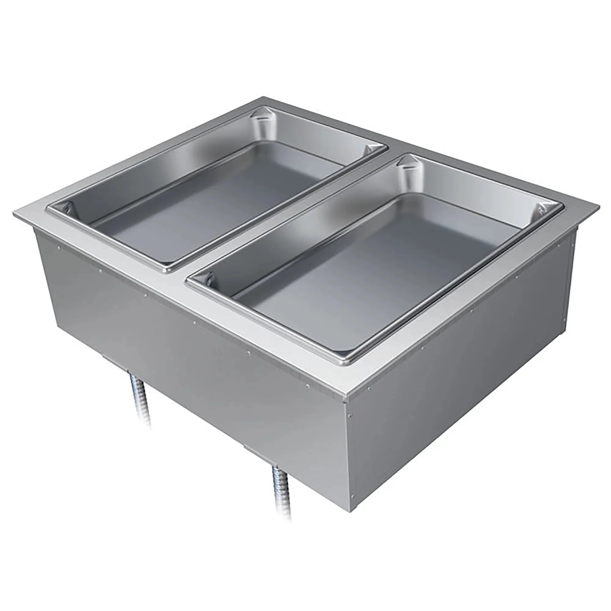 Hatco DHWBI-1 Single Full Size Drop-In Electric Dry Food Warmer, 960W - Various Sizes - Image 2