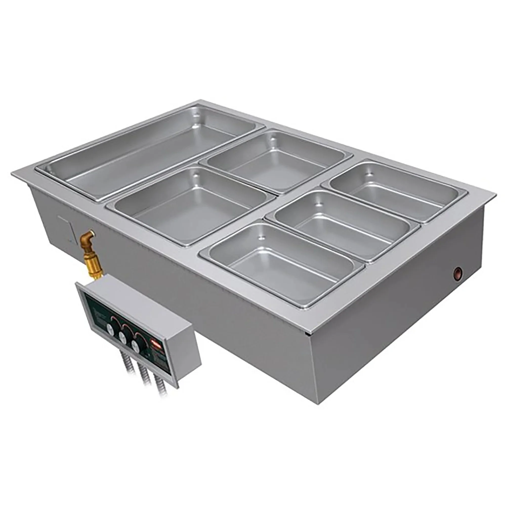 Hatco HWBI-1 Single Full Size Drop-In Electric Food Warmer, 1215W - Various Sizes - Image 2