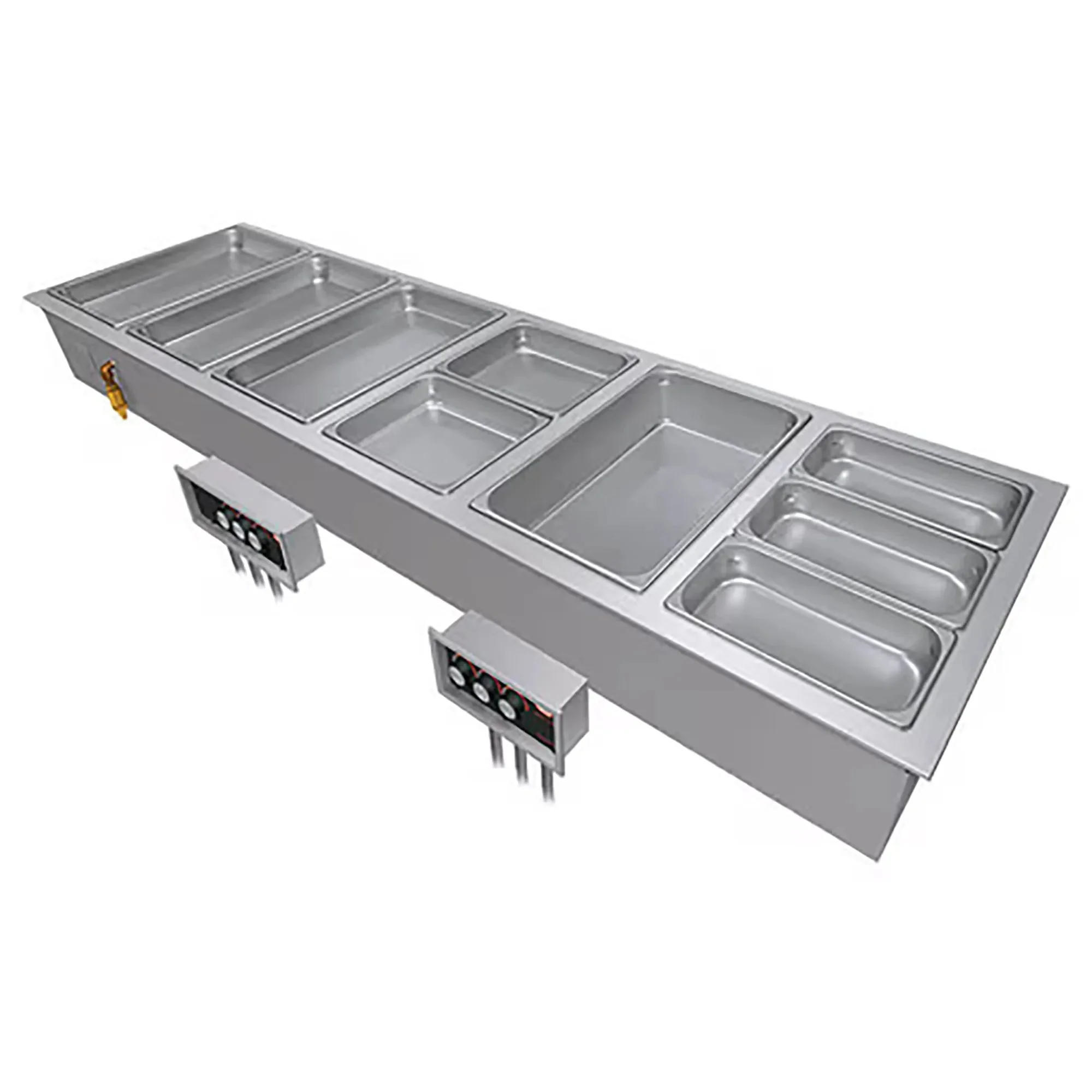 Hatco HWBI-1 Single Full Size Drop-In Electric Food Warmer, 1215W - Various Sizes - Image 4