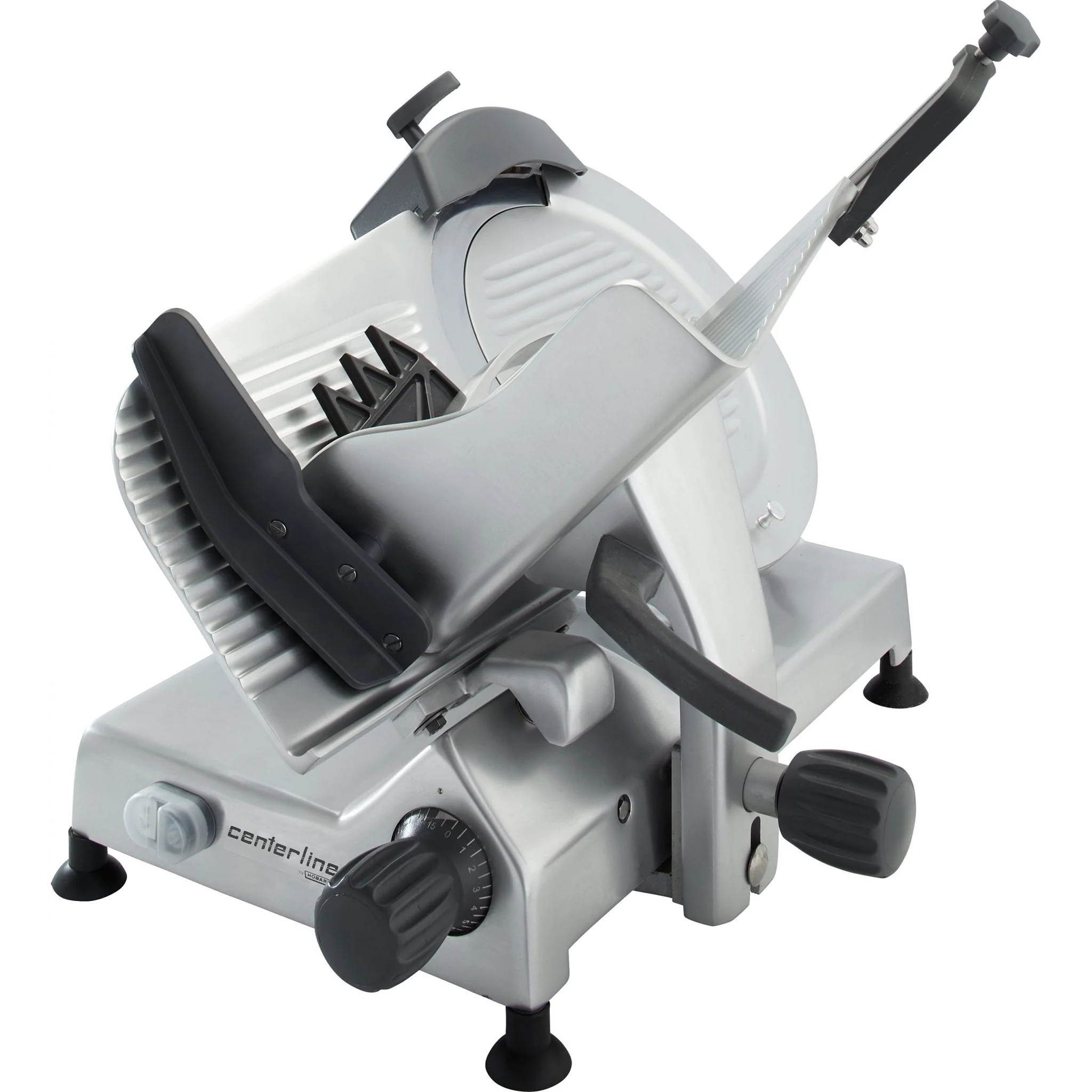 Hobart Centerline EDGE13 Manual Aluminum Meat Slicer - 13” Blade, 1/2 HP, Belt Drive