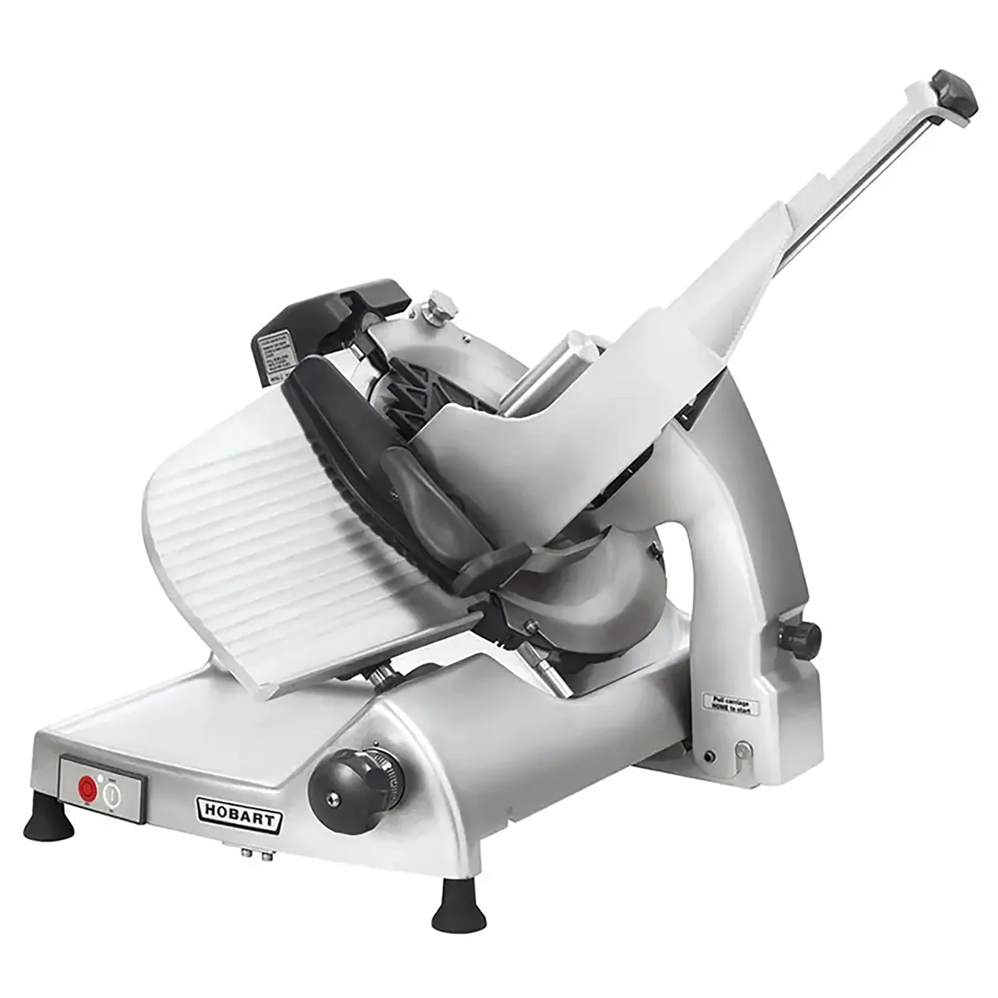 Hobart HS6 Series Manual Aluminum Meat Slicer - 13” Blade, 1/2 HP, Belt Drive - Various Options