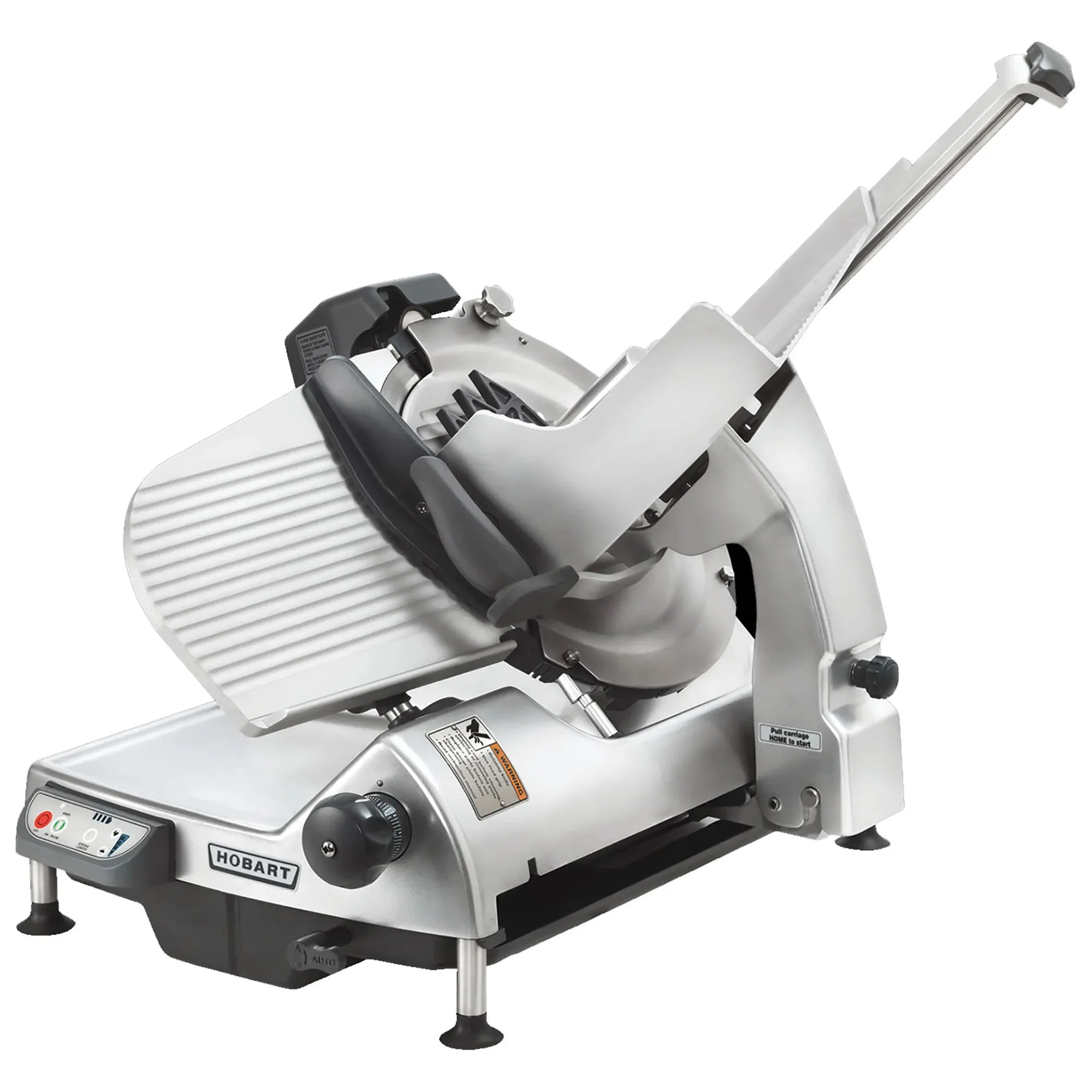 Hobart HS7 Series Automatic Aluminum Meat Slicer - 13” Blade, 1/2 HP, Belt Drive - Various Options