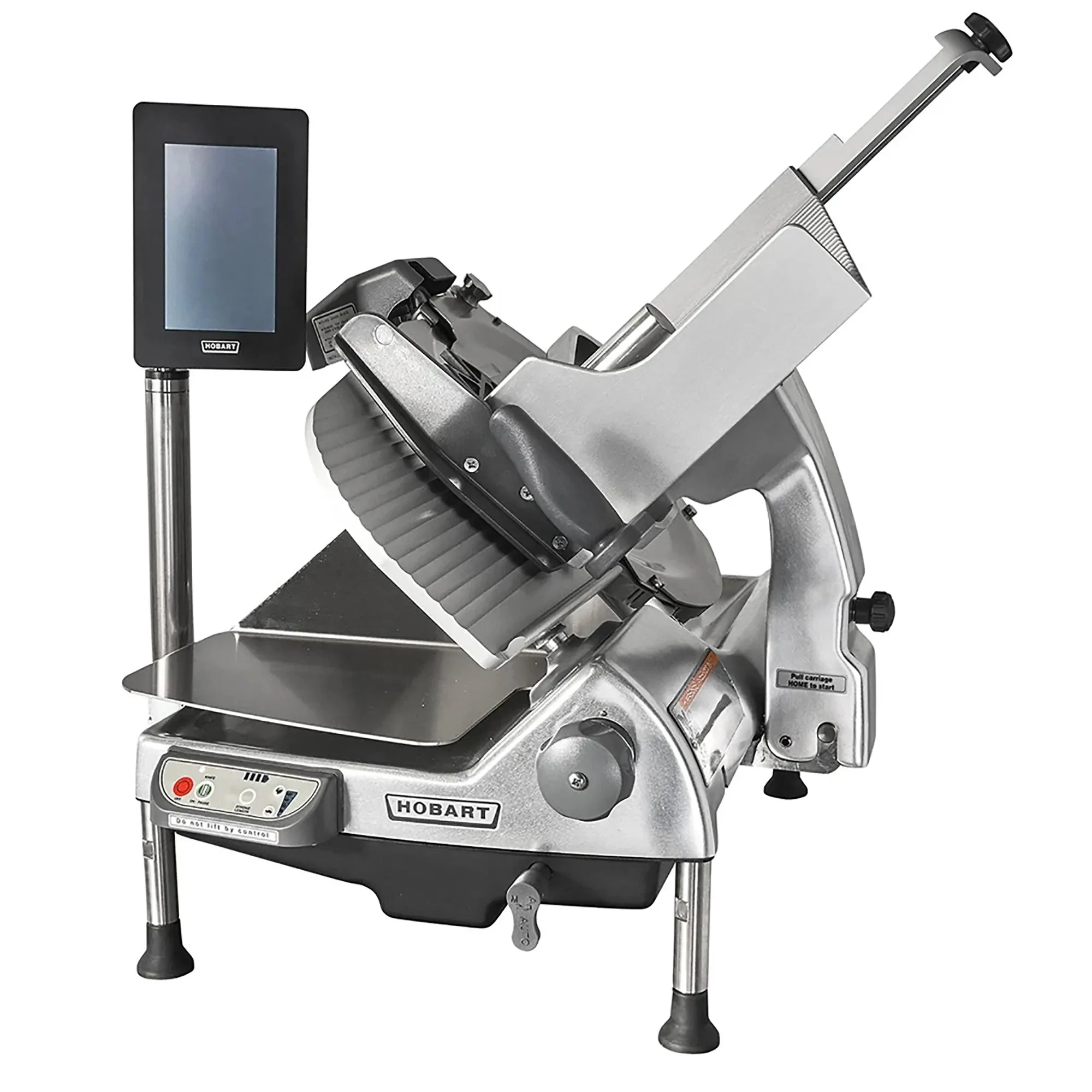 Hobart HS7 Series Automatic Aluminum Meat Slicer - 13” Blade, 1/2 HP, Belt Drive - Various Options - Image 2