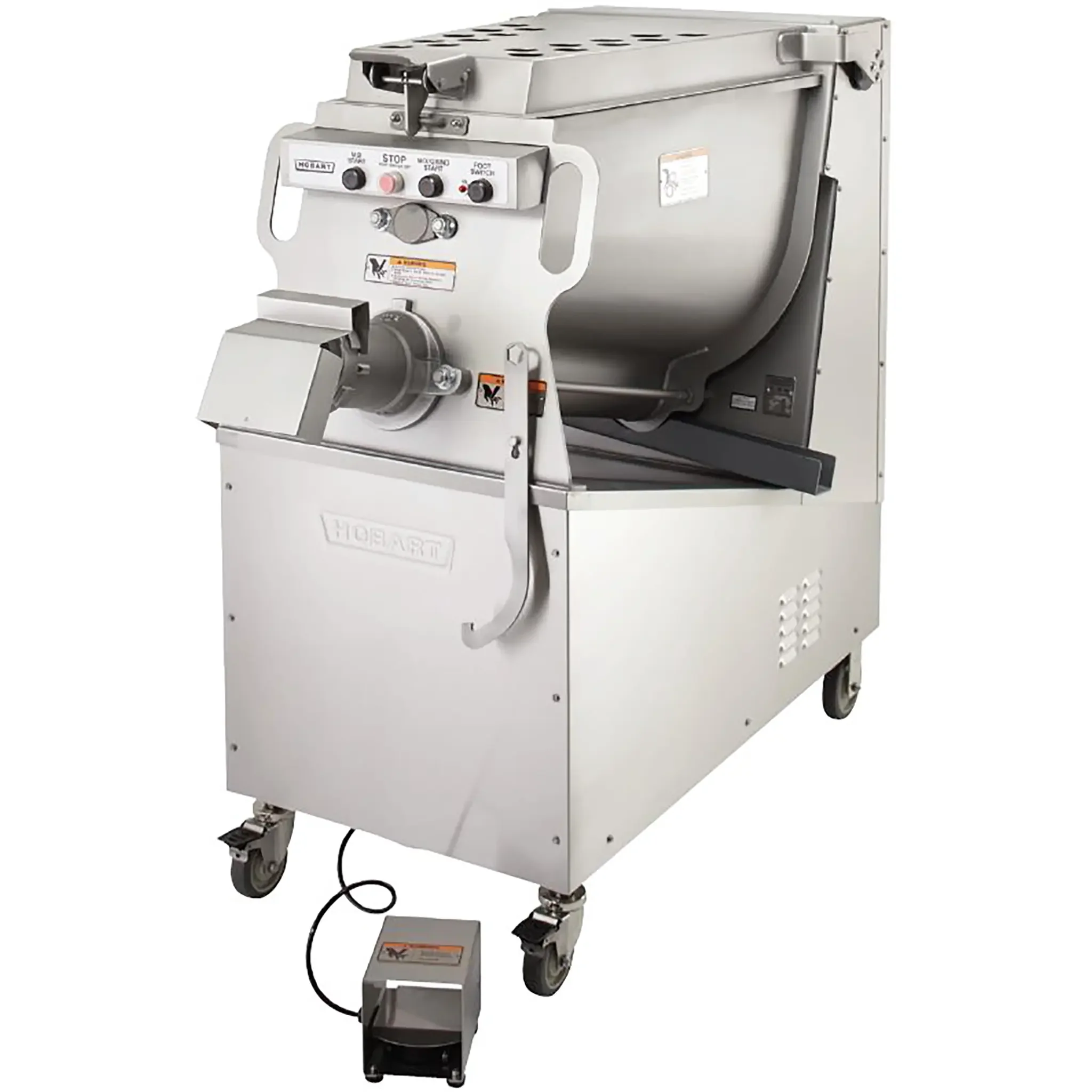 Hobart MG1532-16 Size 32 Meat Grinder/Mixer - 150 LBS Hopper Capacity, 7.5 HP, 208V, Three Phase