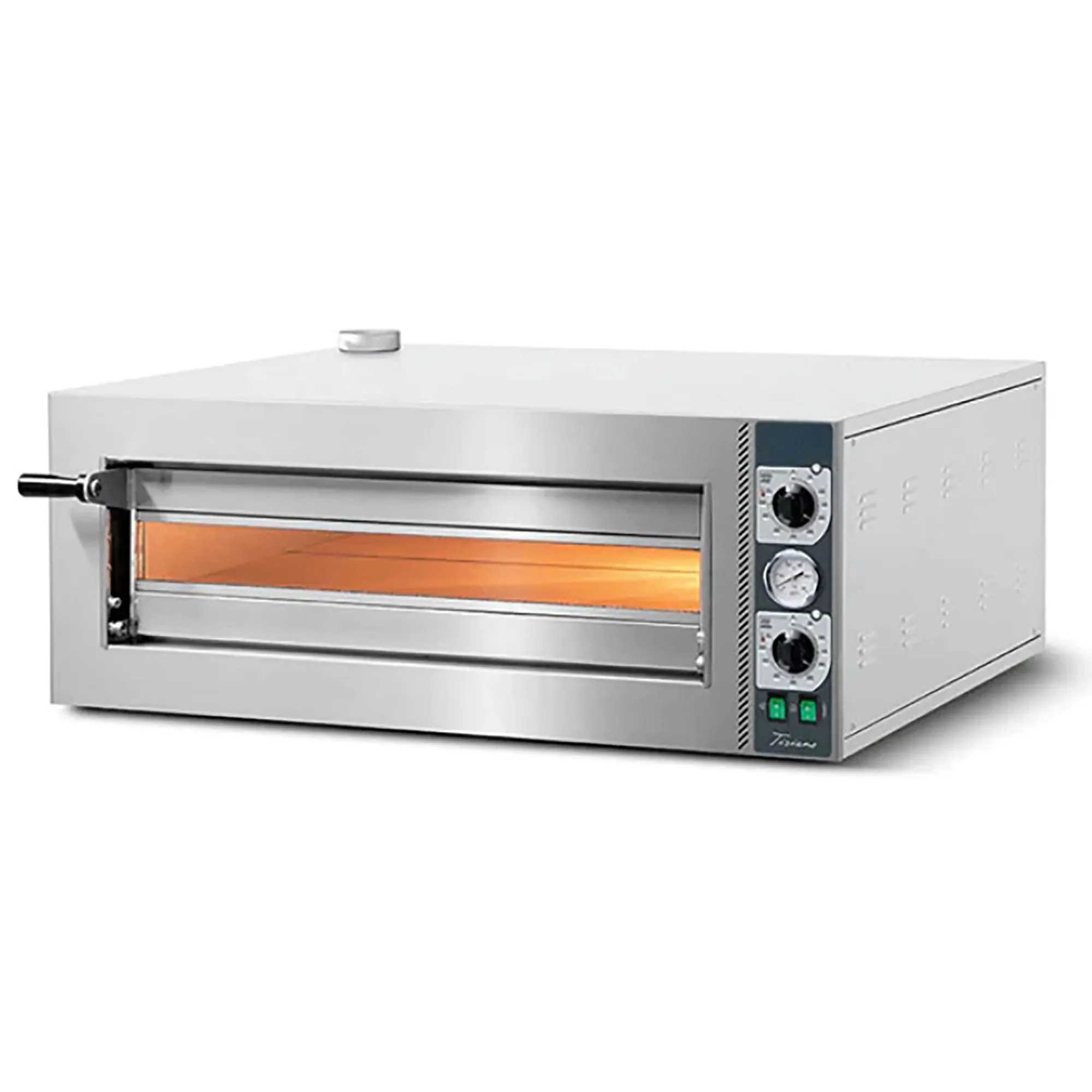 Italiana Food Tech CP430 Series Electric 24" Compact Pro Deck Pizza Oven - 208V, Single or Double Deck