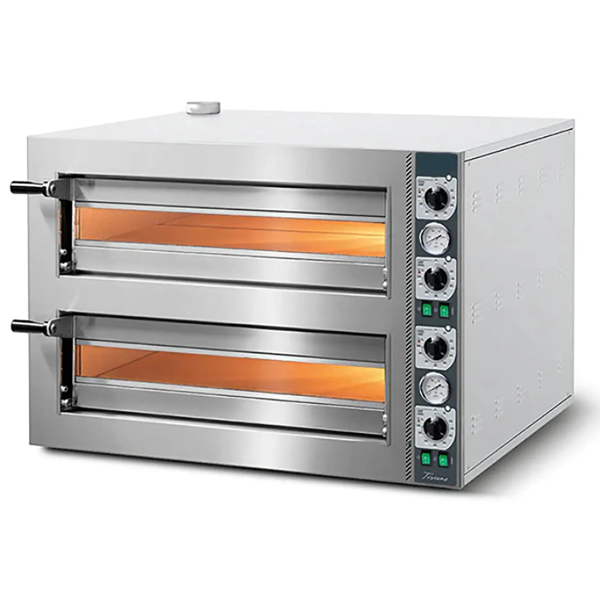 Italiana Food Tech CP430 Series Electric 24" Compact Pro Deck Pizza Oven - 208V, Single or Double Deck - Image 2