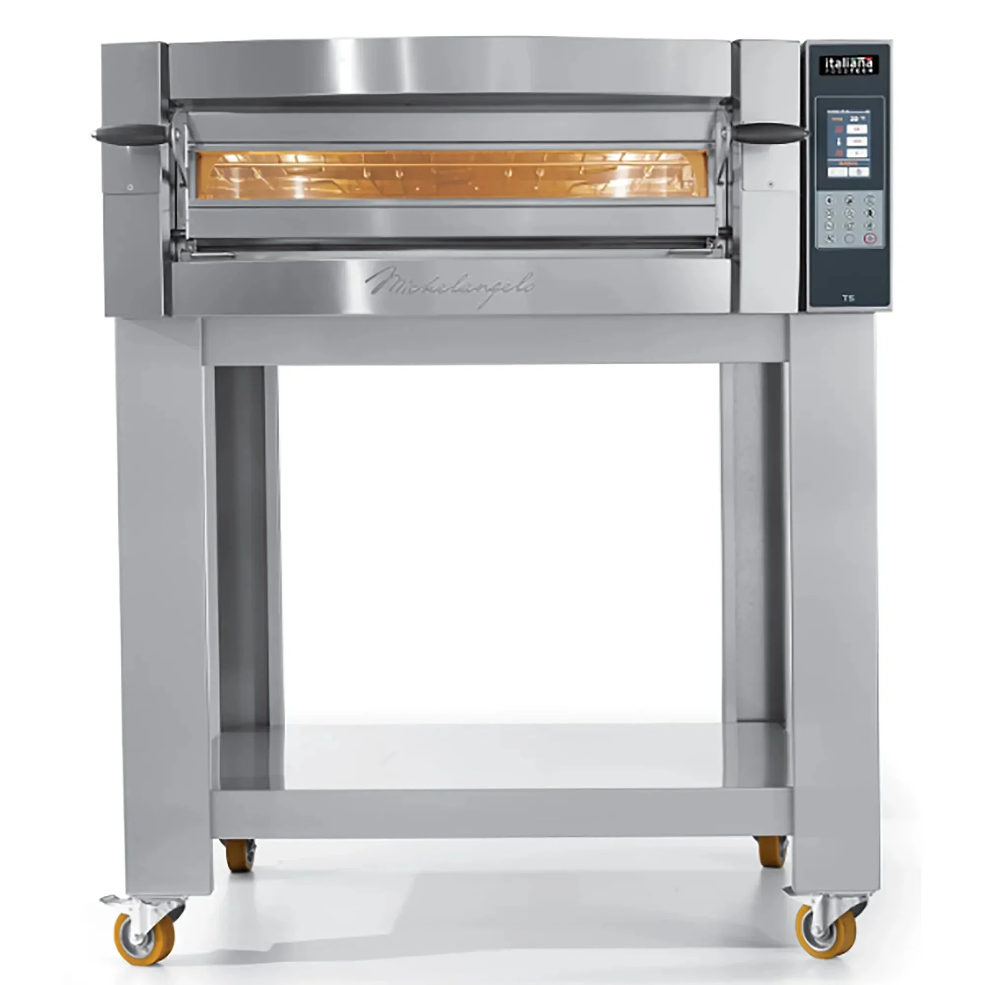 Italiana Food Tech ML635 Series Electric 28" x 42" Michelangelo Deck Pizza Oven - 208V, Single or Double Deck - Image 3