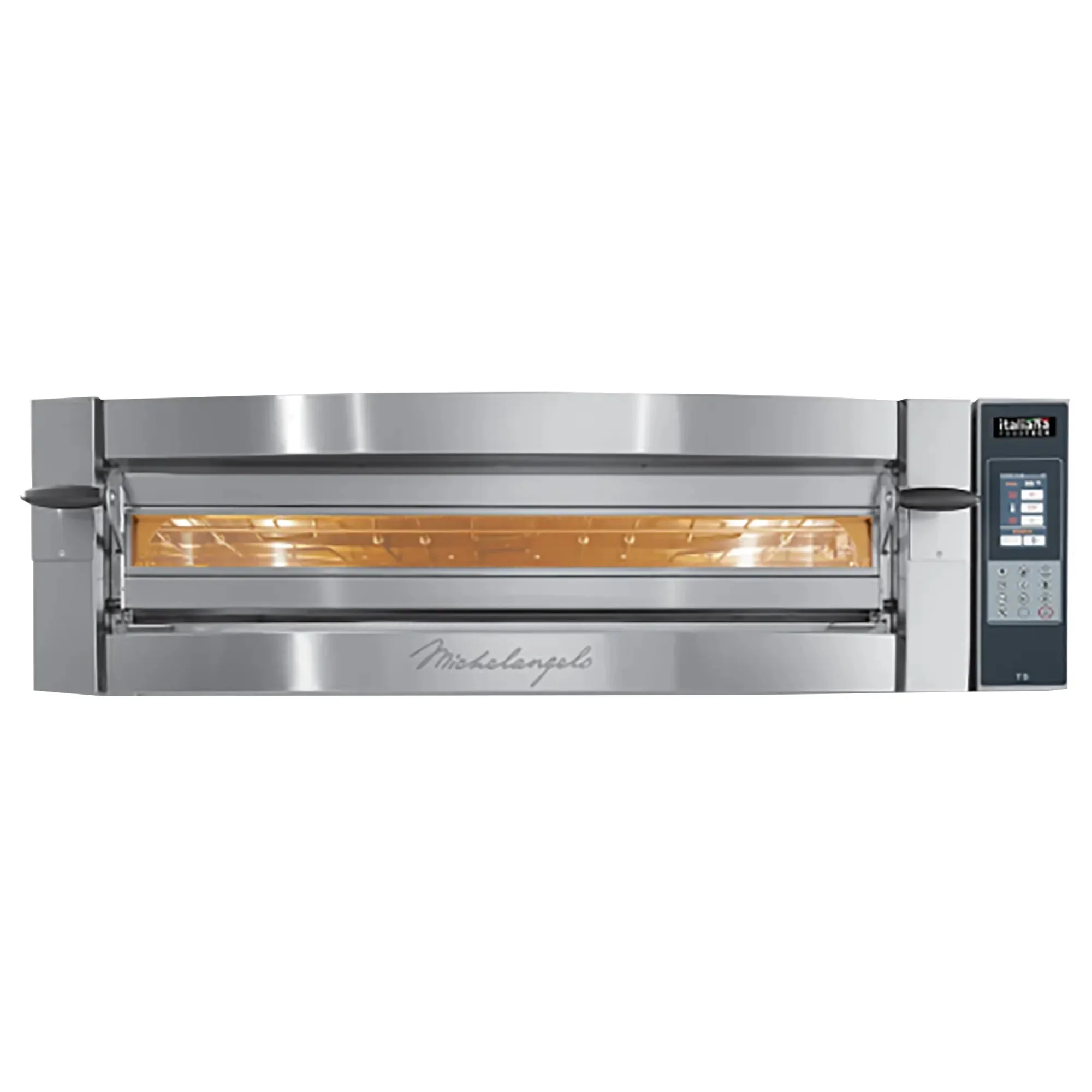 Italiana Food Tech ML935 Series Electric 42" Michelangelo Deck Pizza Oven - 208V, Single or Double Deck
