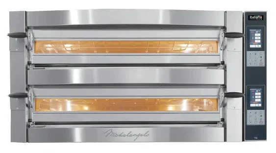 Italiana Food Tech ML935 Series Electric 42" Michelangelo Deck Pizza Oven - 208V, Single or Double Deck - Image 2