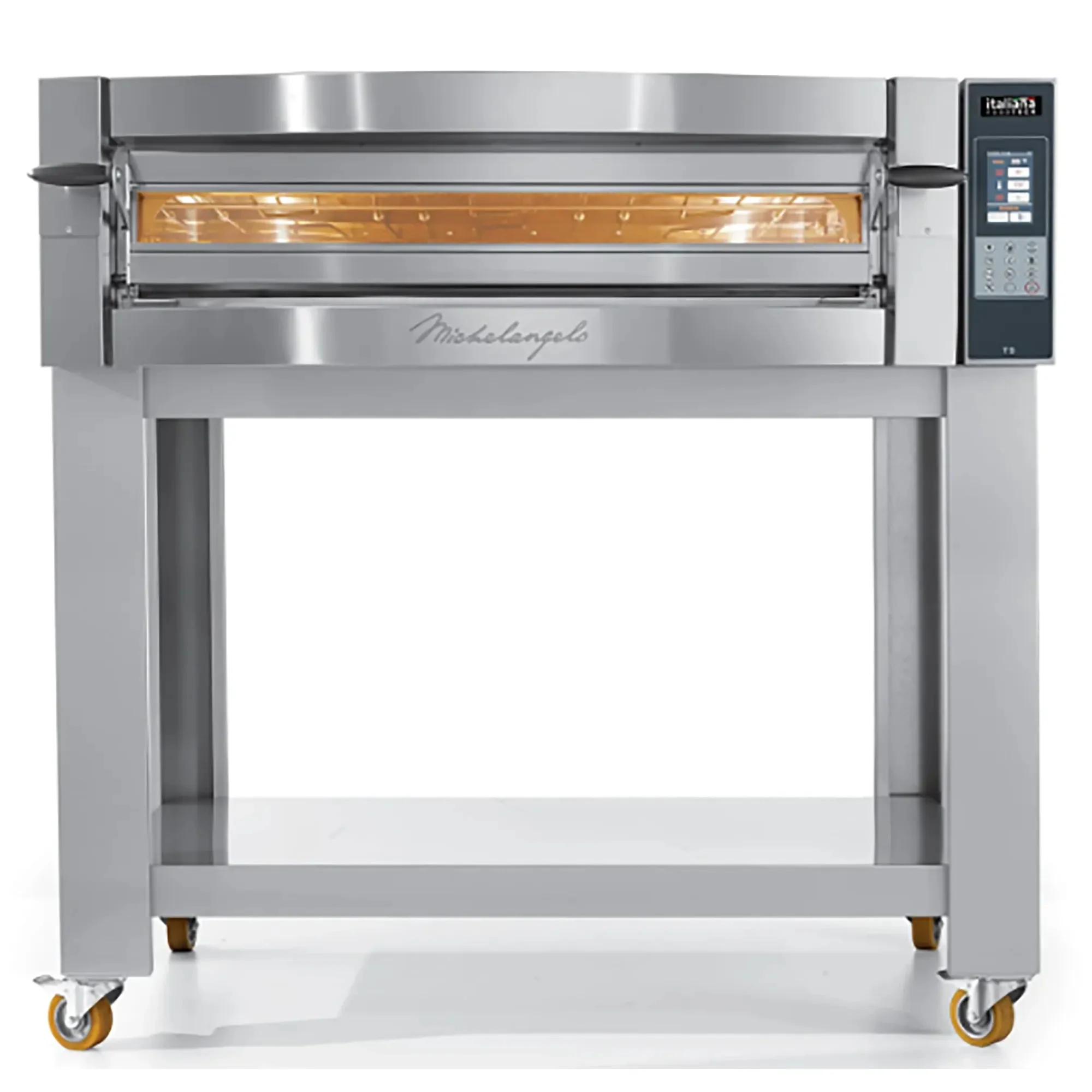 Italiana Food Tech ML935 Series Electric 42" Michelangelo Deck Pizza Oven - 208V, Single or Double Deck - Image 3