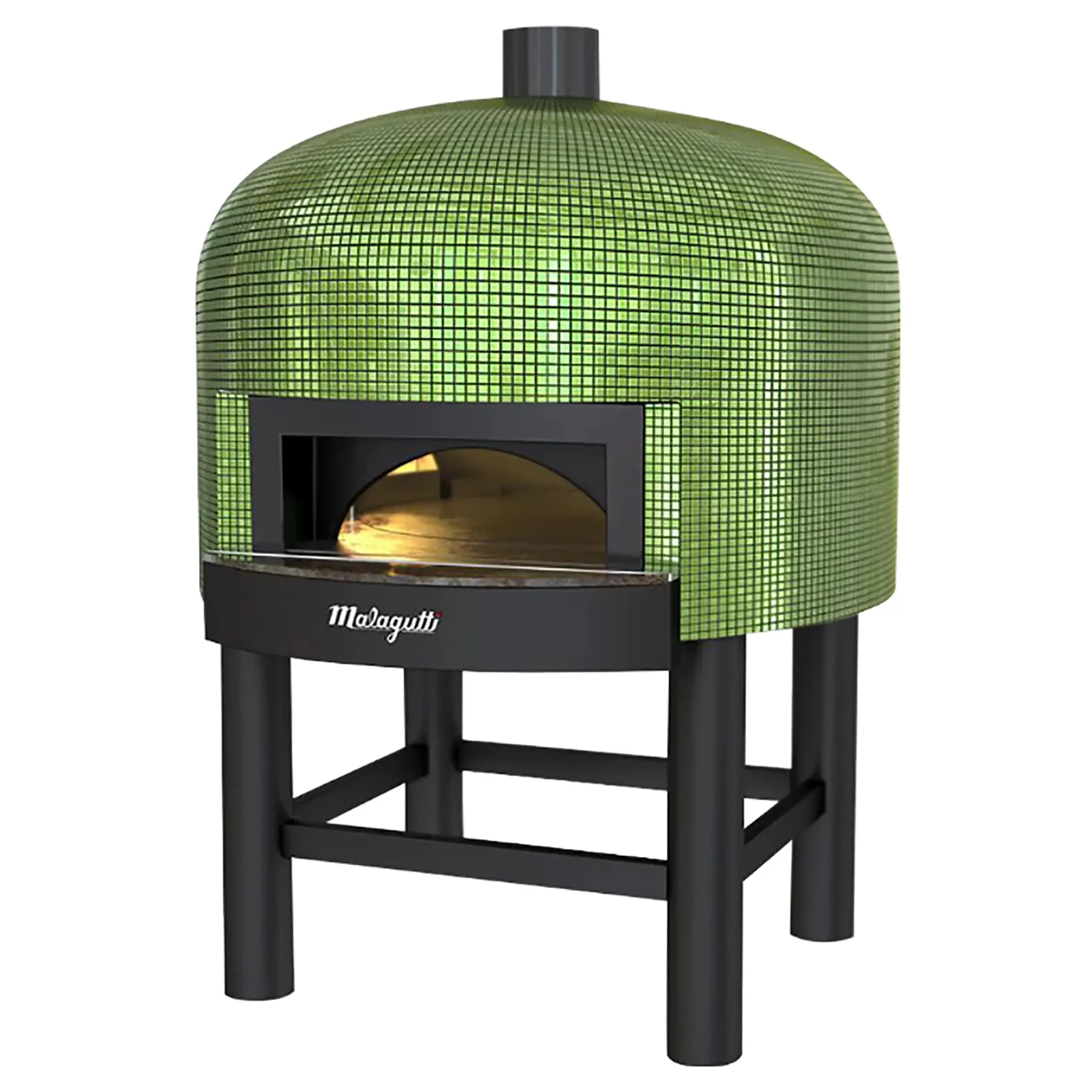 Italiana Food Tech NAPOLI-ROT Series Wood/Gas/Combined Rotating Pizza Oven - Various Configurations
