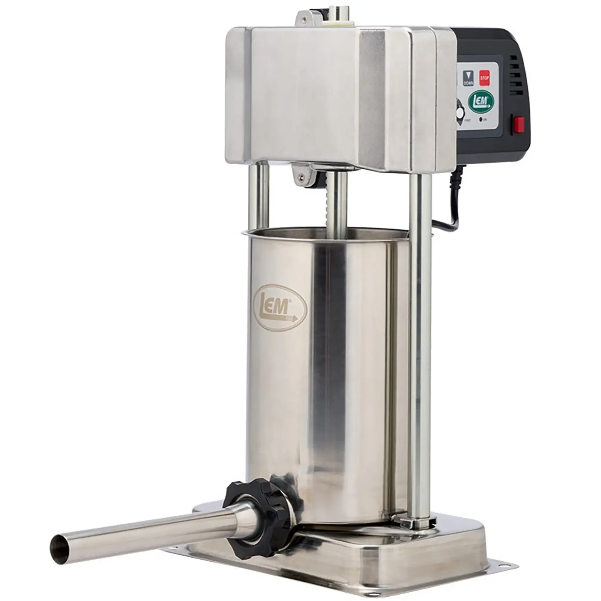 LEM 1569 Big Bite Electric 10LB Sausage Stuffer - Stainless Steel Stuffing Tubes