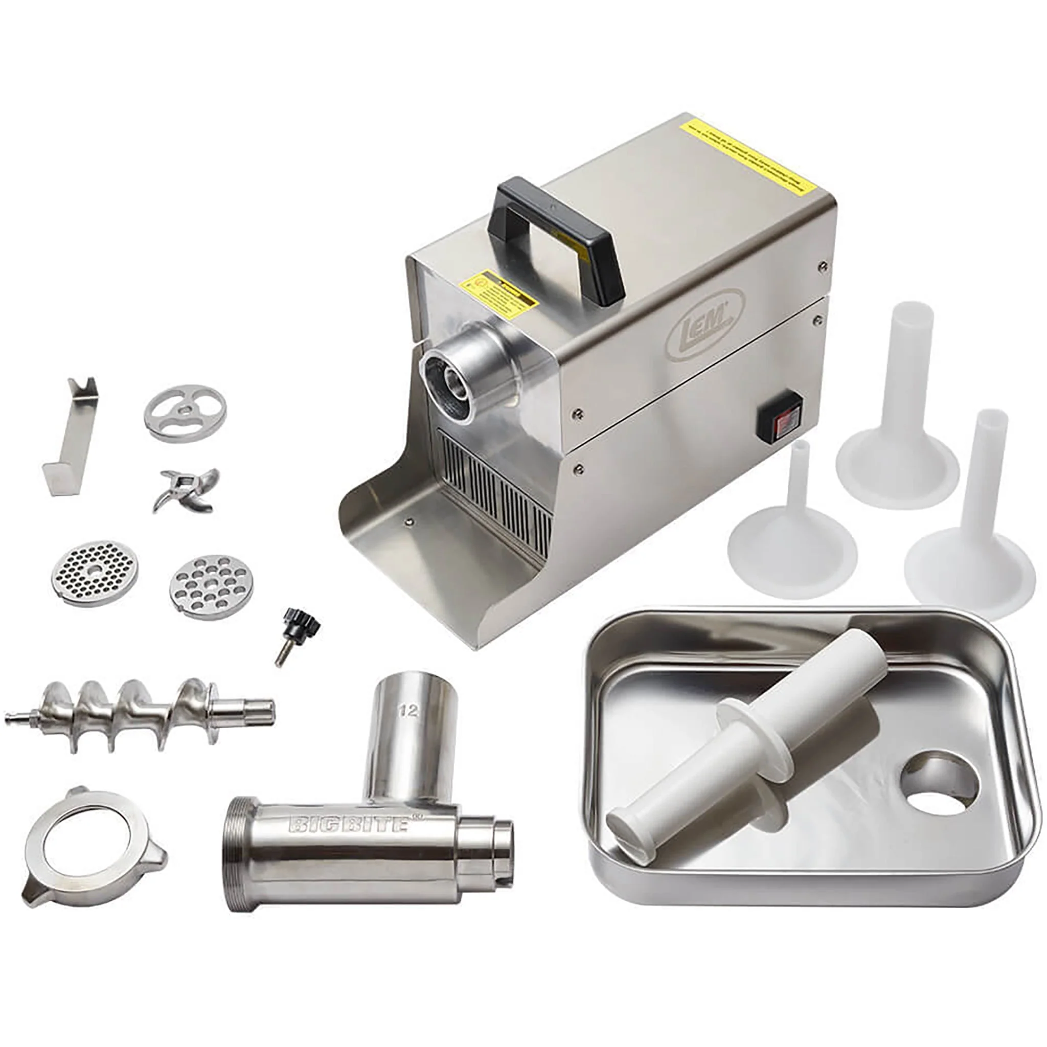 LEM 1780 Size 12 Big Bite Meat Grinder - 0.75 HP, 120V - Image 5