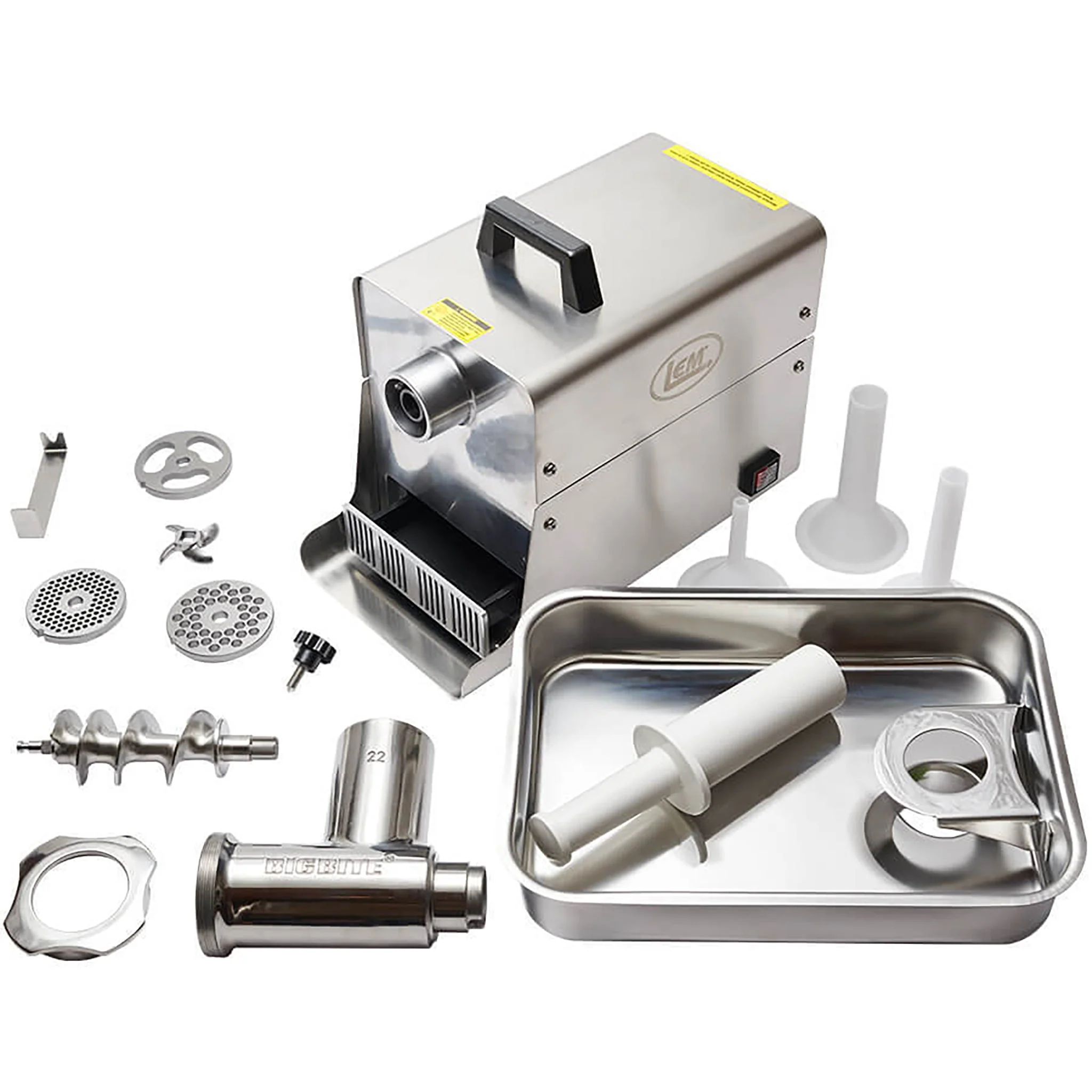 LEM 1781 Size 22 Big Bite Meat Grinder - 1 HP, 120V - Image 5