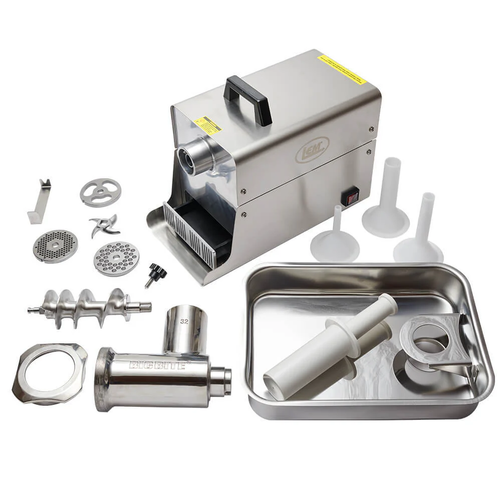 LEM 1782 Size 32 Big Bite Meat Grinder - 1.5 HP, 120V - Image 4