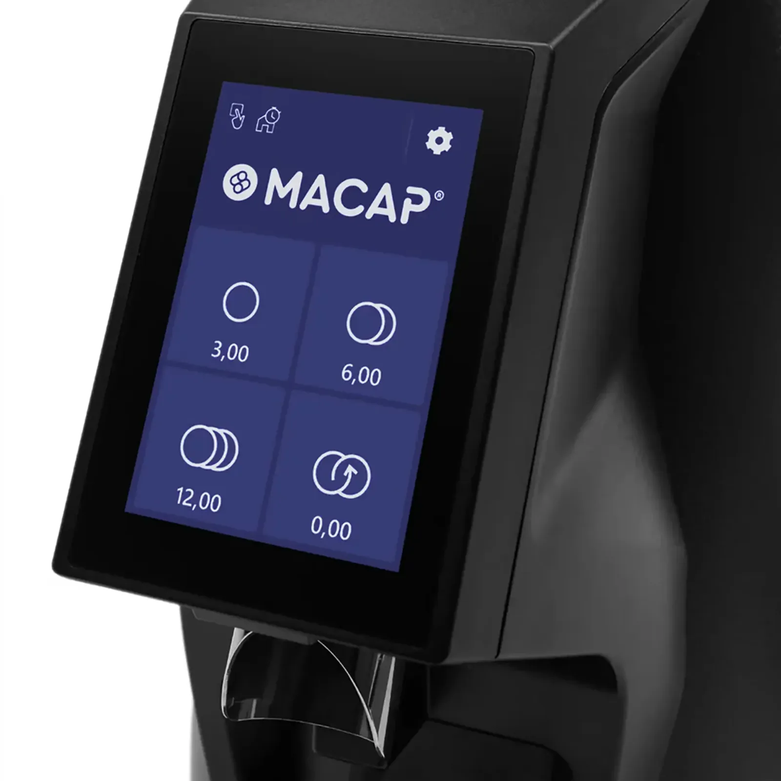MACAP MI40 Touch Pro Instant Coffee Grinder - 1.2kg Hopper Capacity - Image 4