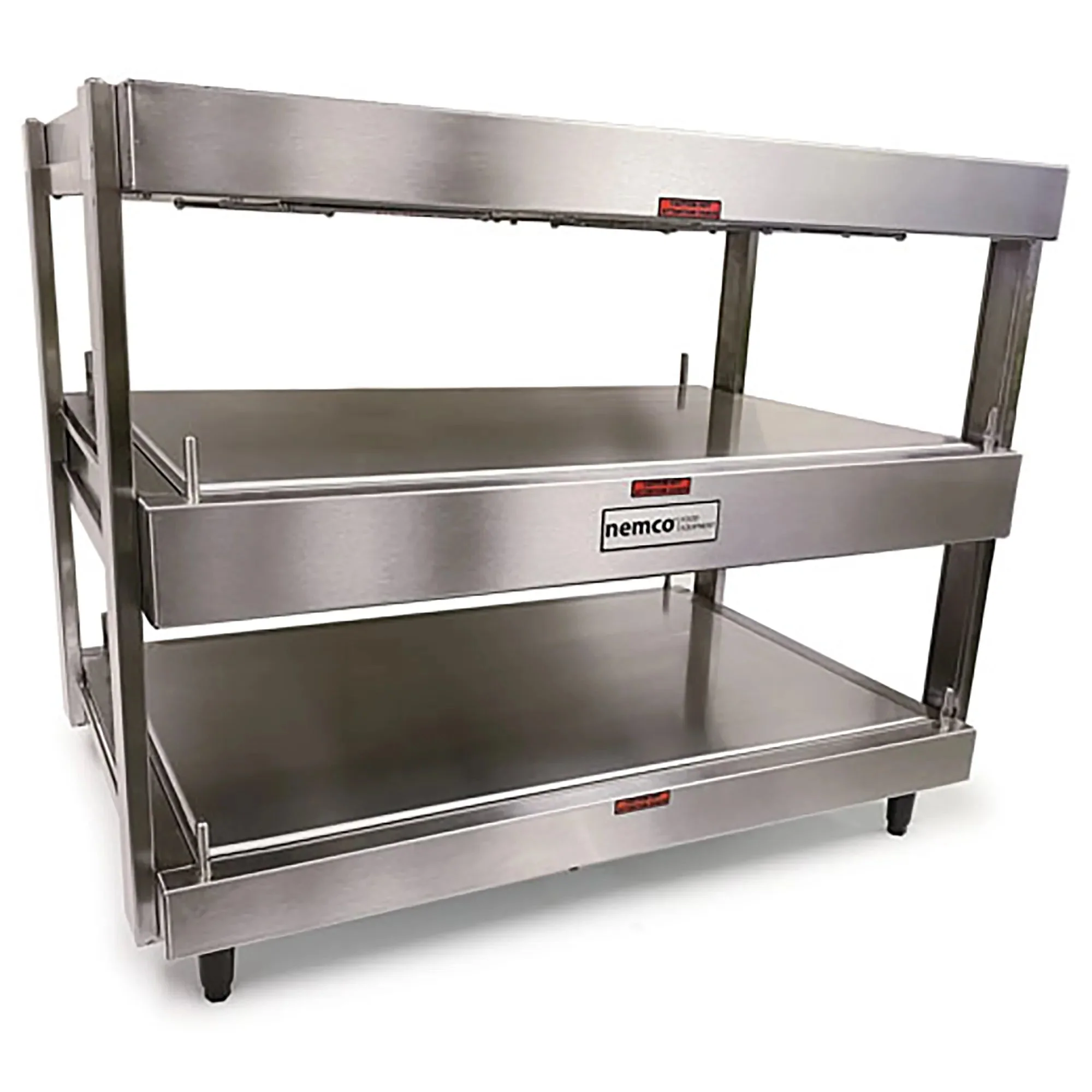 Nemco 6480 Series Heated Pass Through Station, Flat Shelves - Various Sizes