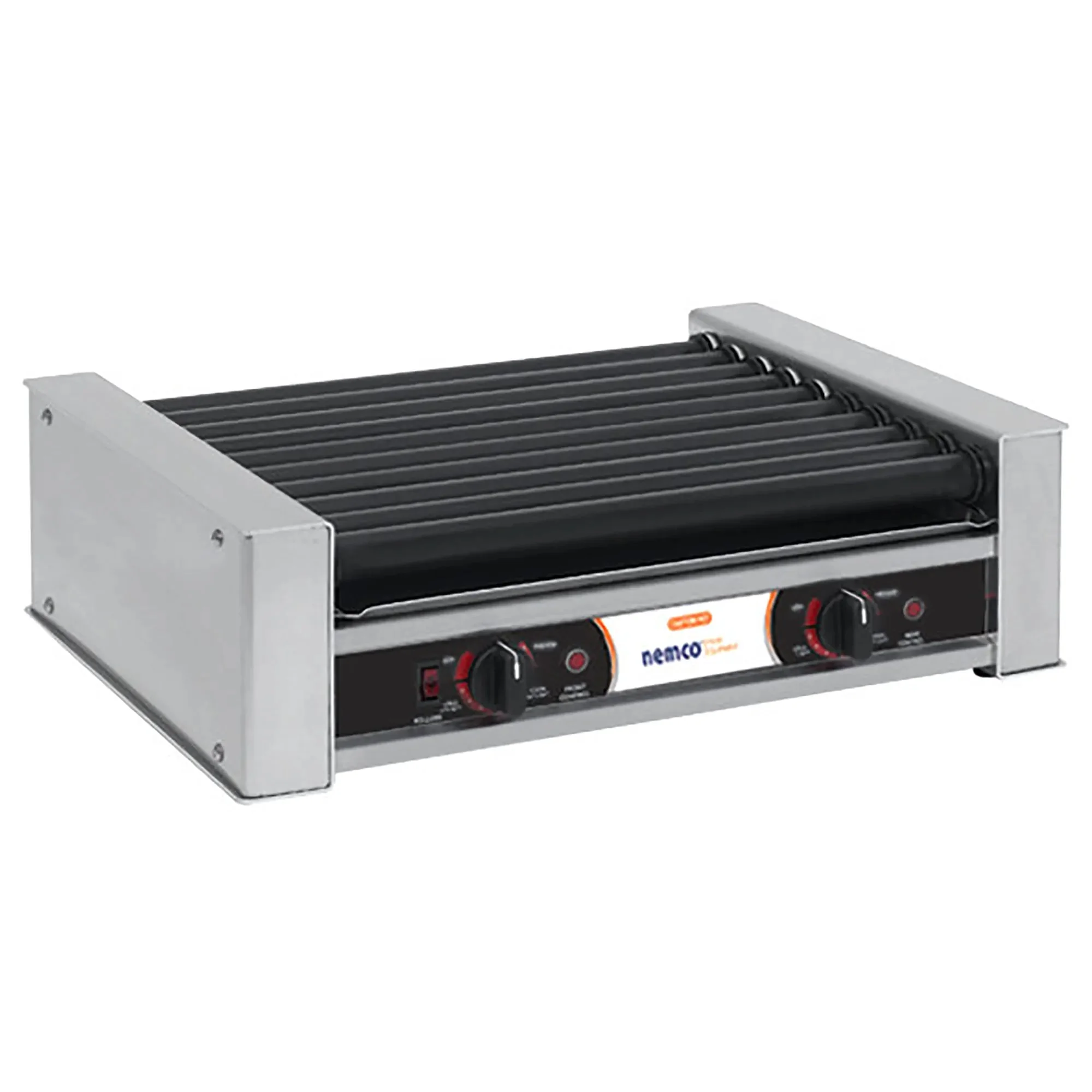 Nemco 8027 Series Hot Dog Grill - 10 Rollers, 27 Hot Dog Capacity - Various Configurations - Image 3