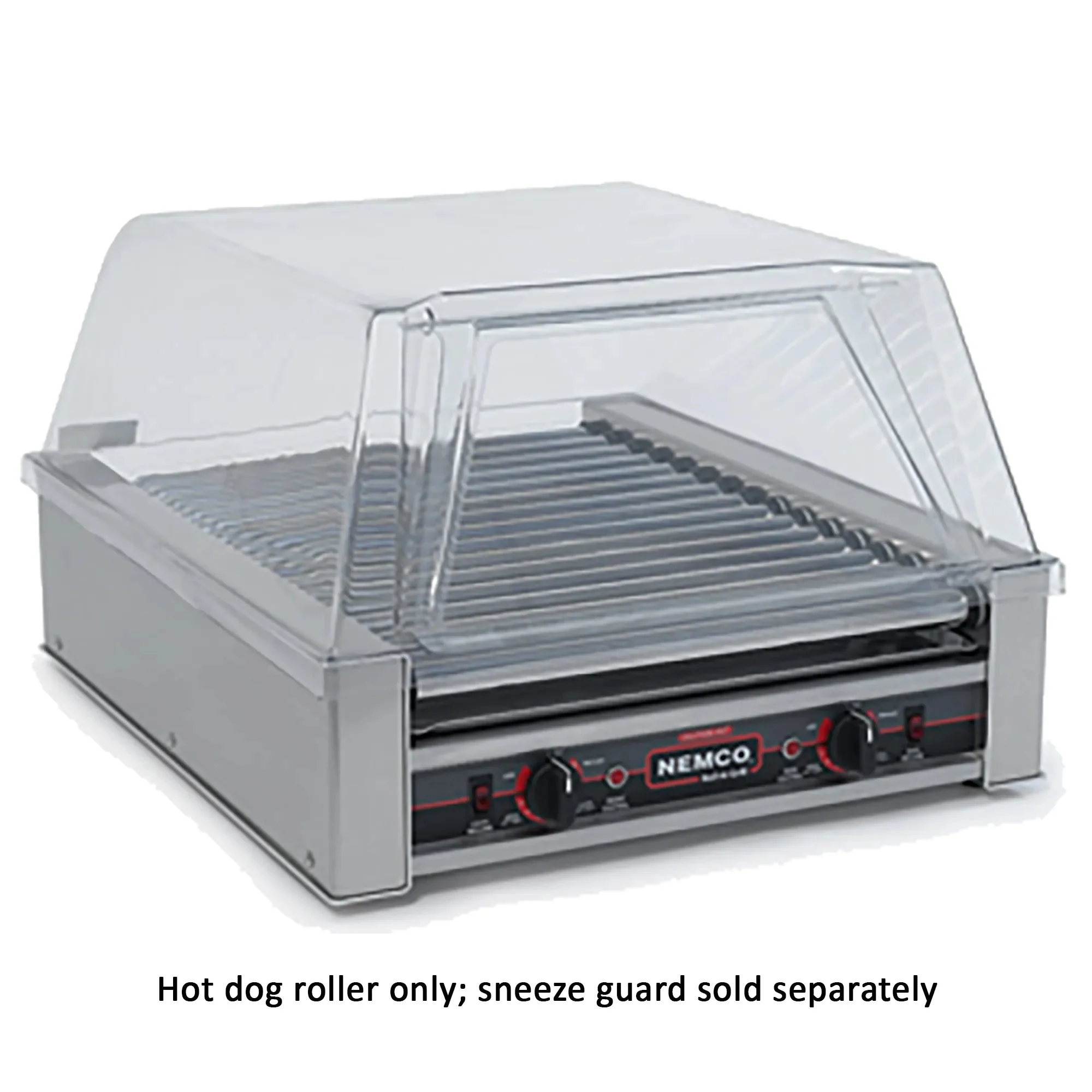 Nemco 8045N Series Narrow Hot Dog Grill - 16 Rollers, 45 Hot Dog Capacity - Various Configurations - Image 2