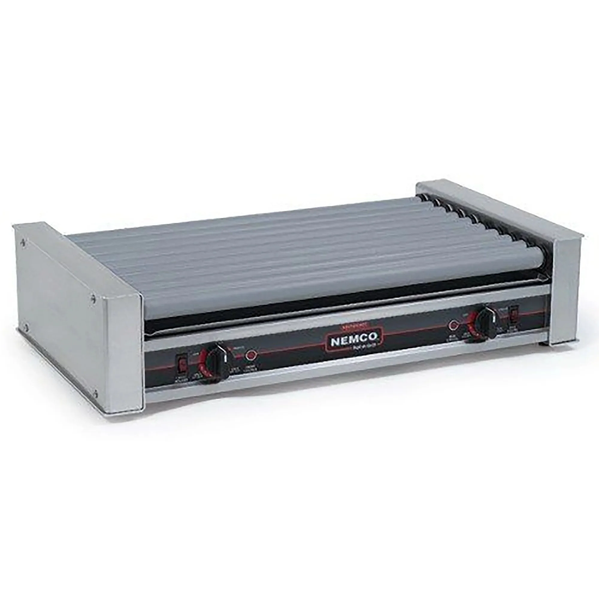 Nemco 8045W Series Wide Hot Dog Grill - 10 Rollers, 45 Hot Dog Capacity, Various Configurations