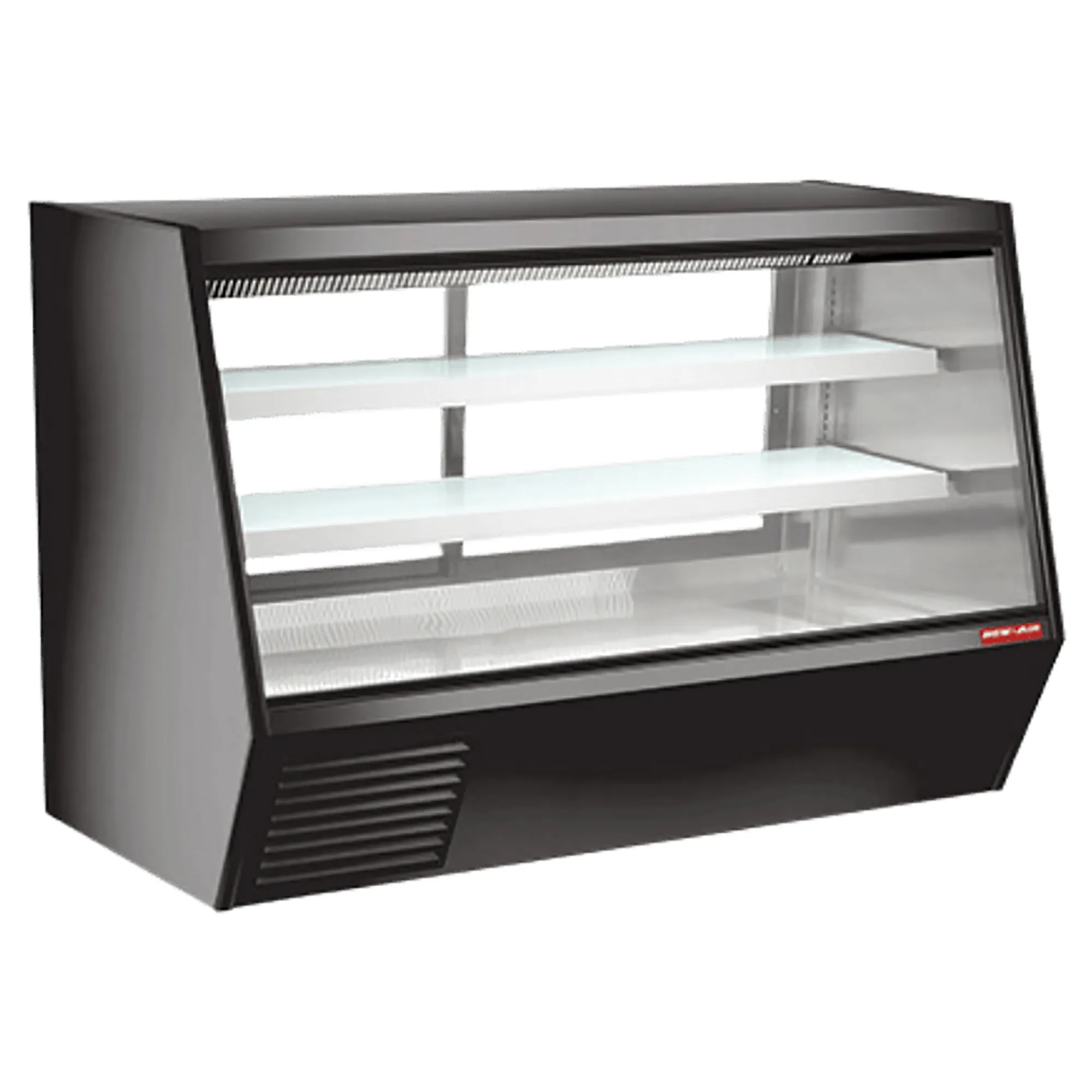 New Air NDDC-84-GC Curved Glass 84" Refrigerated Deli Case
