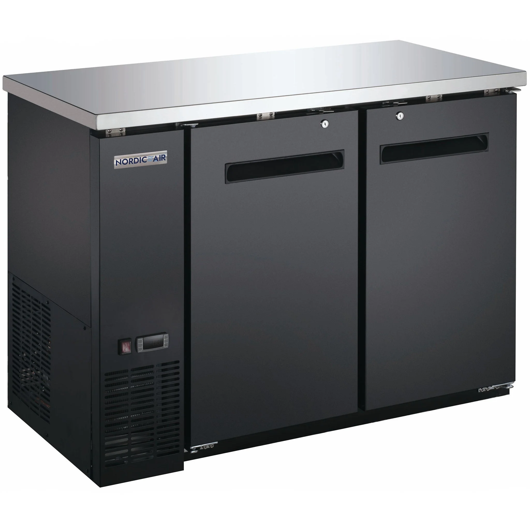 Nordic Air 49" Commercial Shallow Double Door Back Bar Cooler - Various Options - Image 3