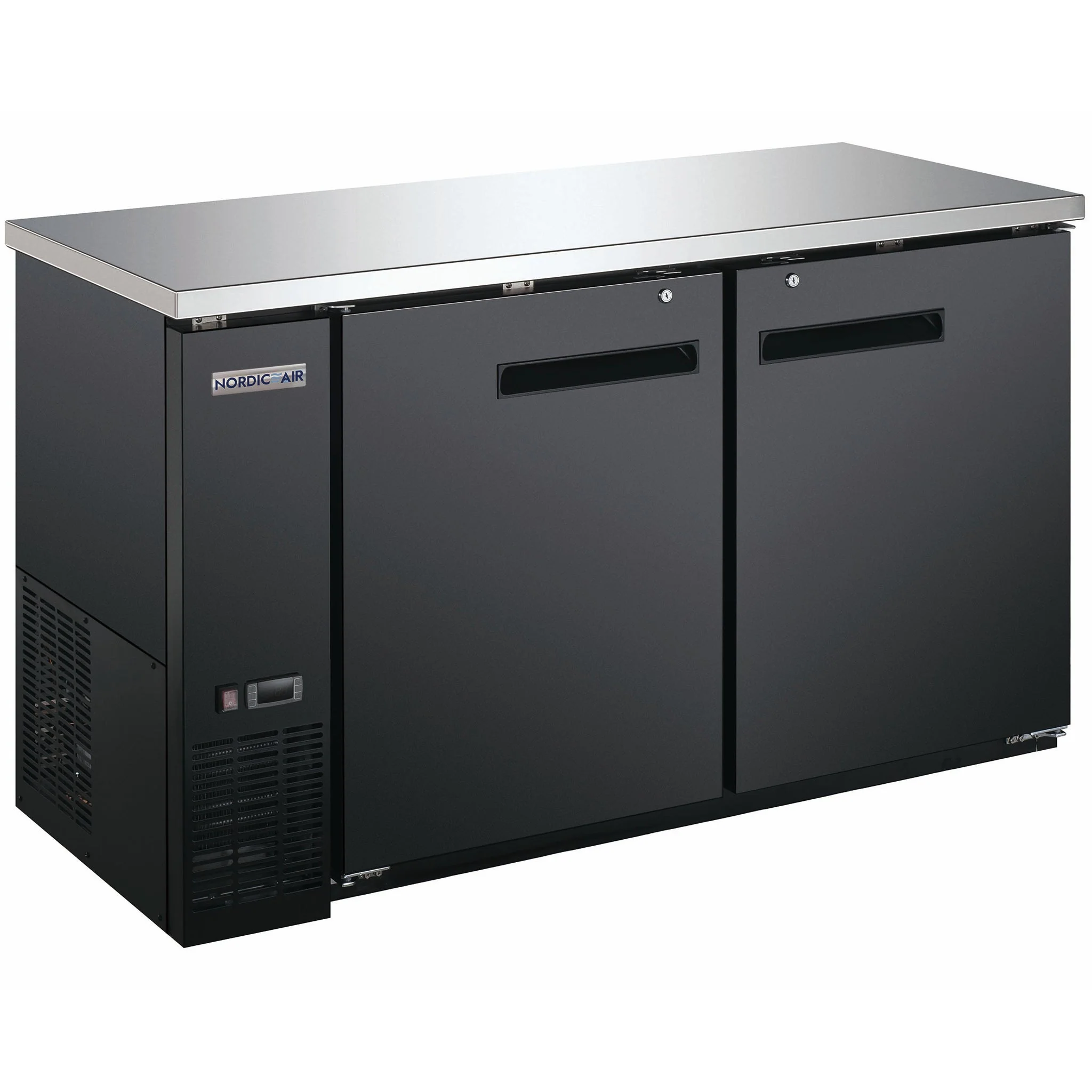 Nordic Air 61" Commercial Shallow Double Door Back Bar Cooler - Various Options - Image 3