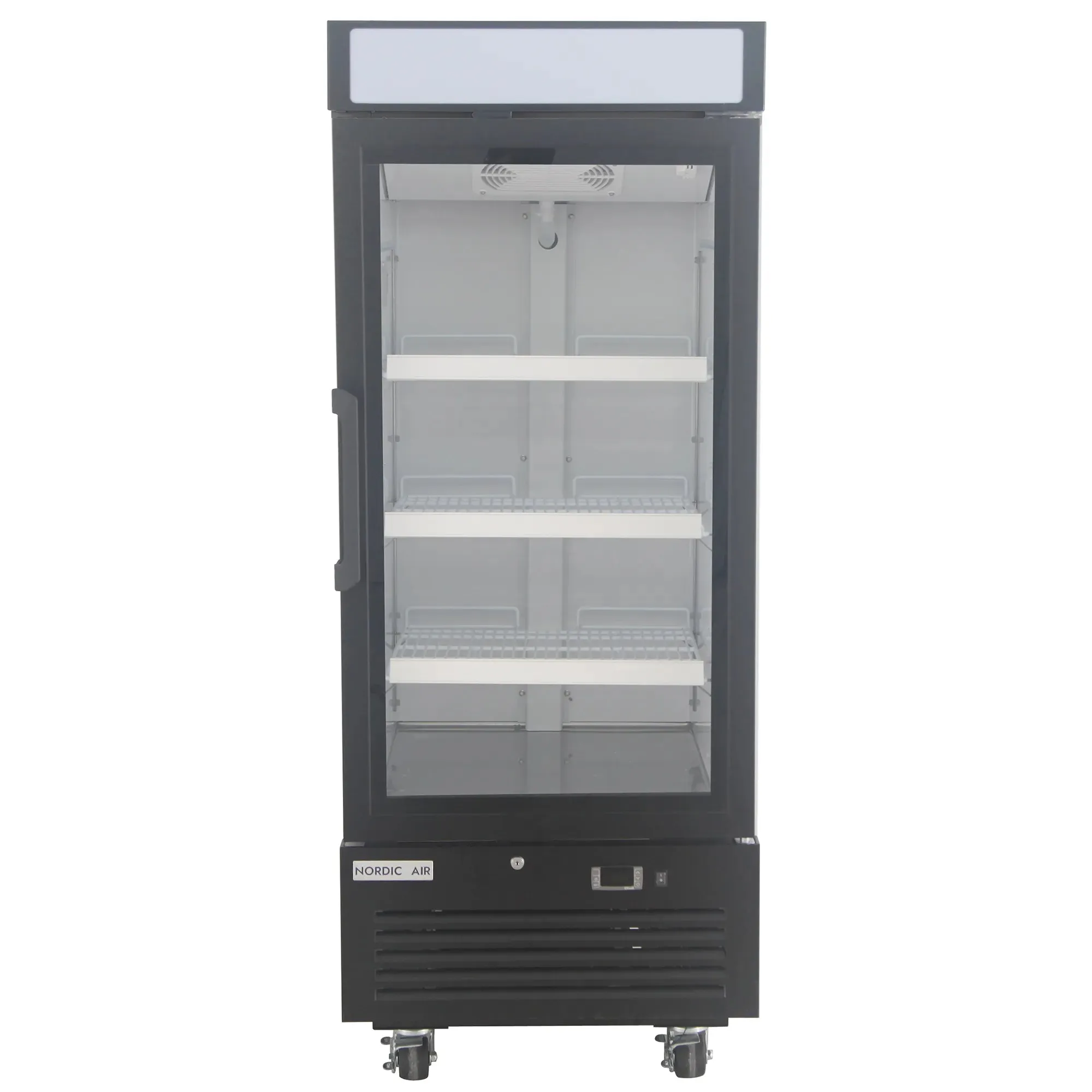 Nordic Air GRM-12C Single Door 25" Wide Glass Display Refrigerator