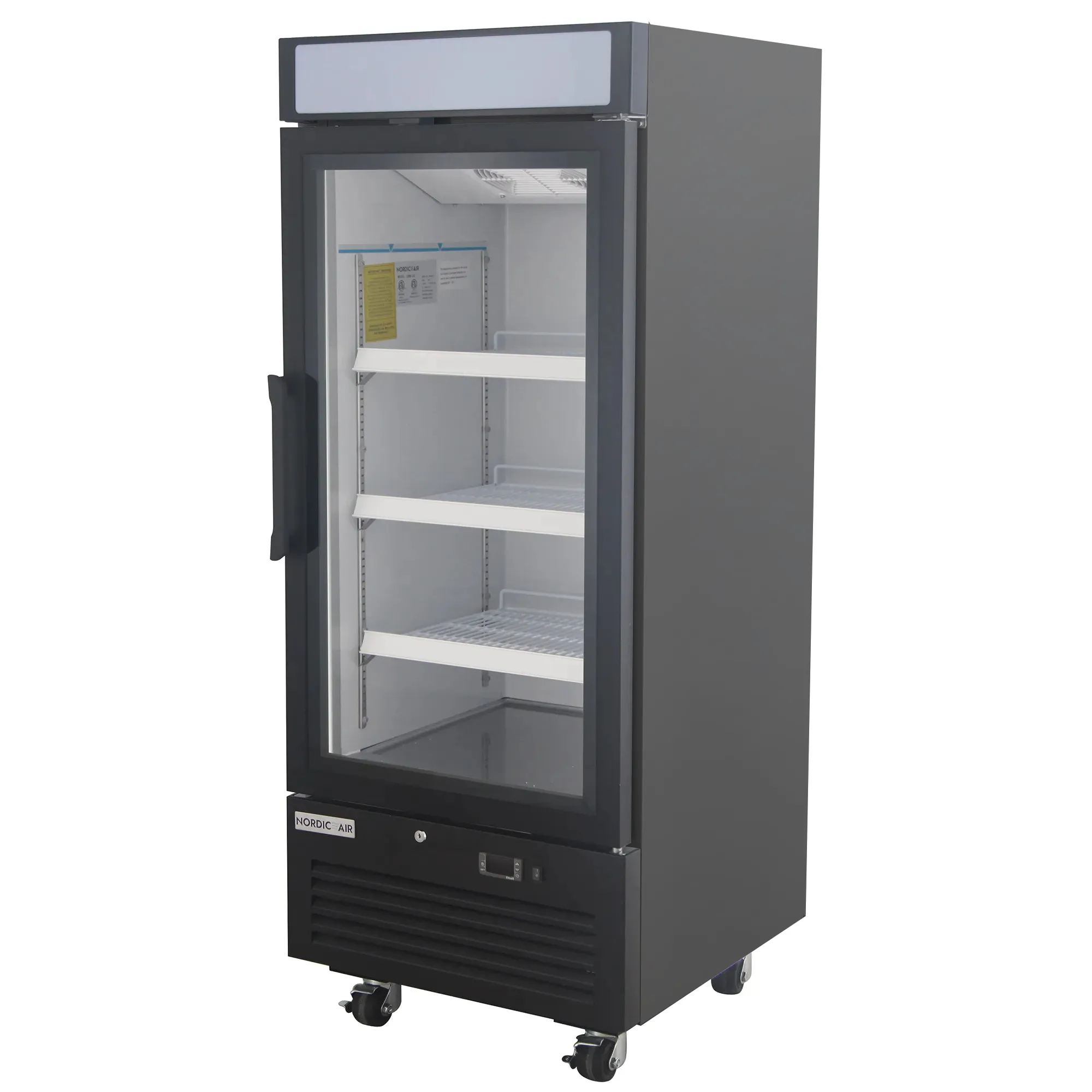 Nordic Air GRM-12C Single Door 25" Wide Glass Display Refrigerator - Image 2