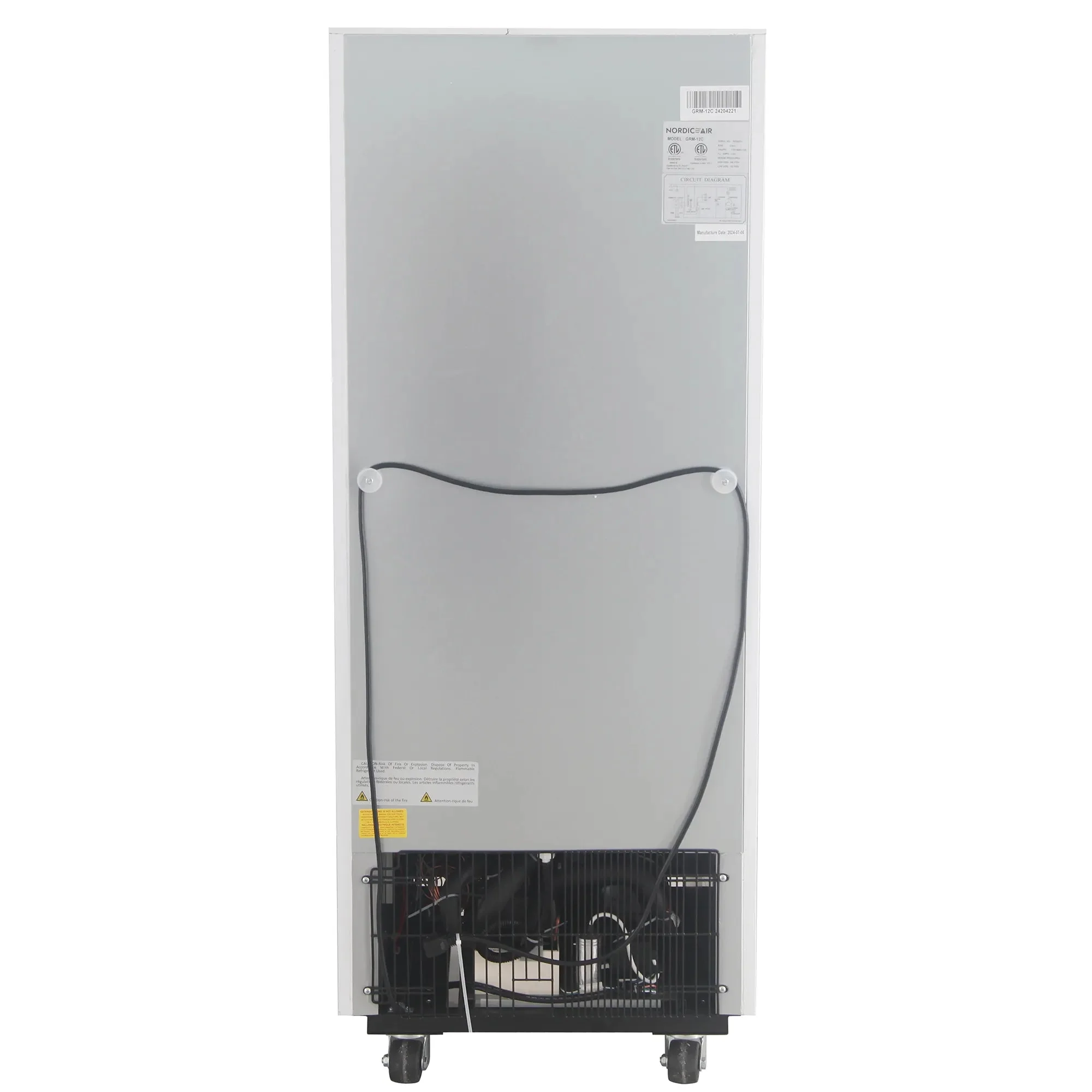 Nordic Air GRM-12C Single Door 25" Wide Glass Display Refrigerator - Image 4