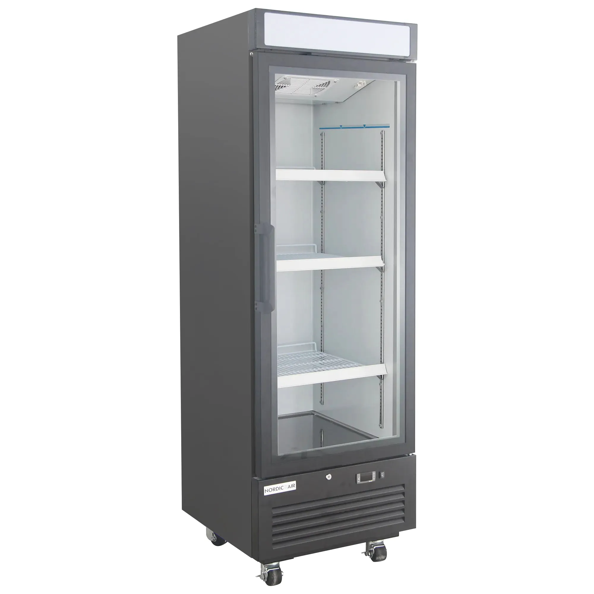 Nordic Air GRM-15C Single Door 25" Wide Glass Display Refrigerator - Image 3