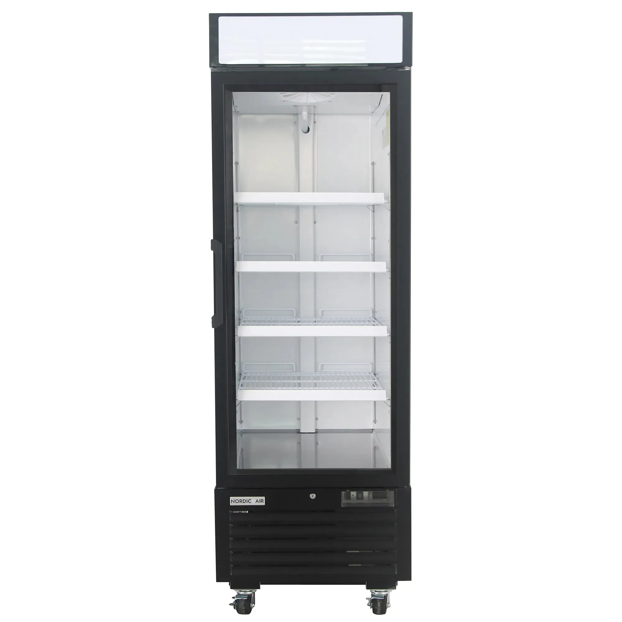 Nordic Air GRM-22C Single Door 27" Wide Glass Display Refrigerator