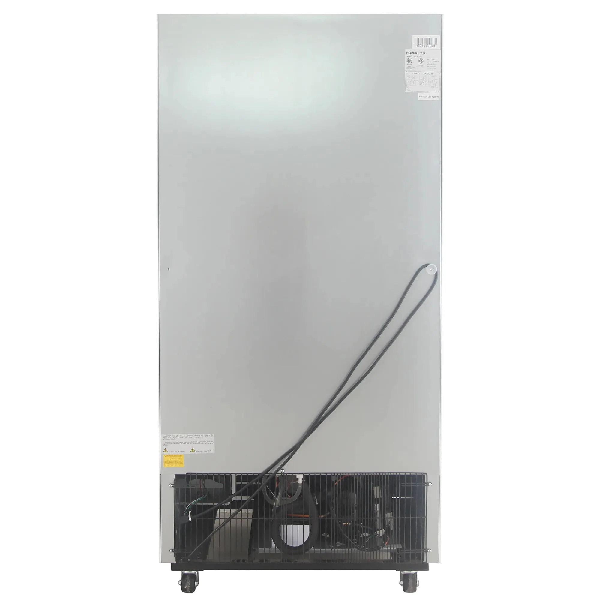 Nordic Air GRM-34C Double Door 40" Wide Glass Display Refrigerator - Image 4