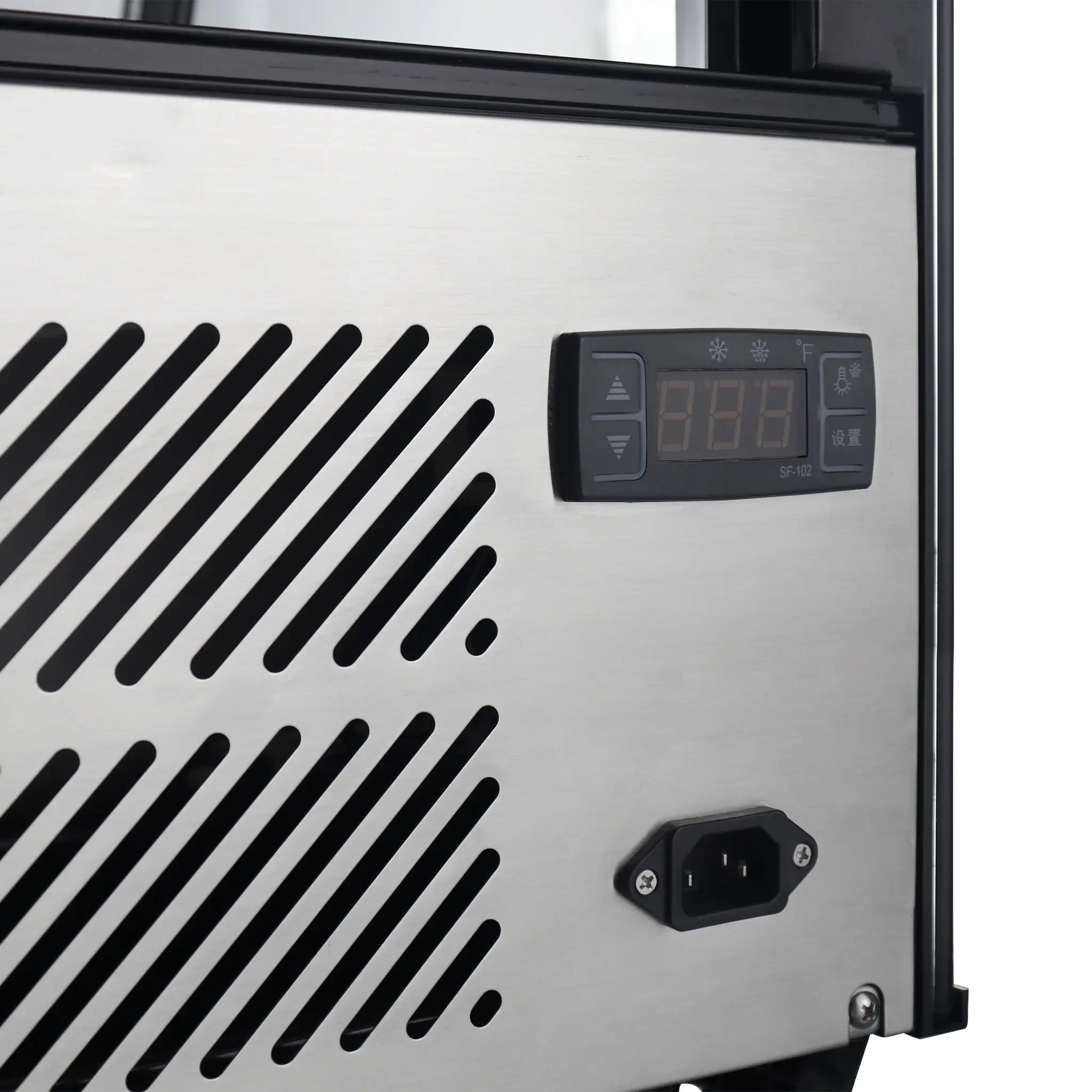 Nordic Air NACP-36 Counter Top 35" Angled Glass Refrigerated Pastry Display Case - Image 3