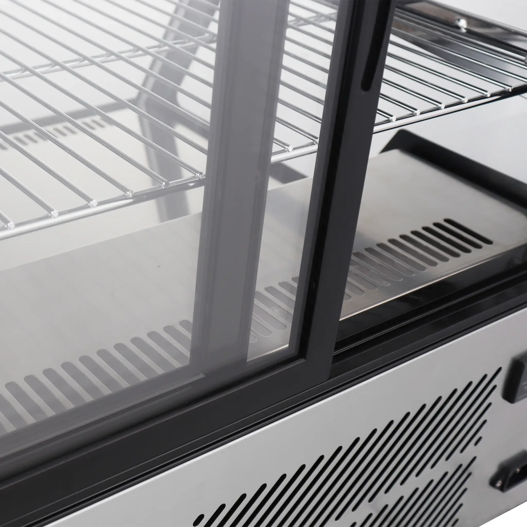 Nordic Air NACP-36 Counter Top 35" Angled Glass Refrigerated Pastry Display Case - Image 4