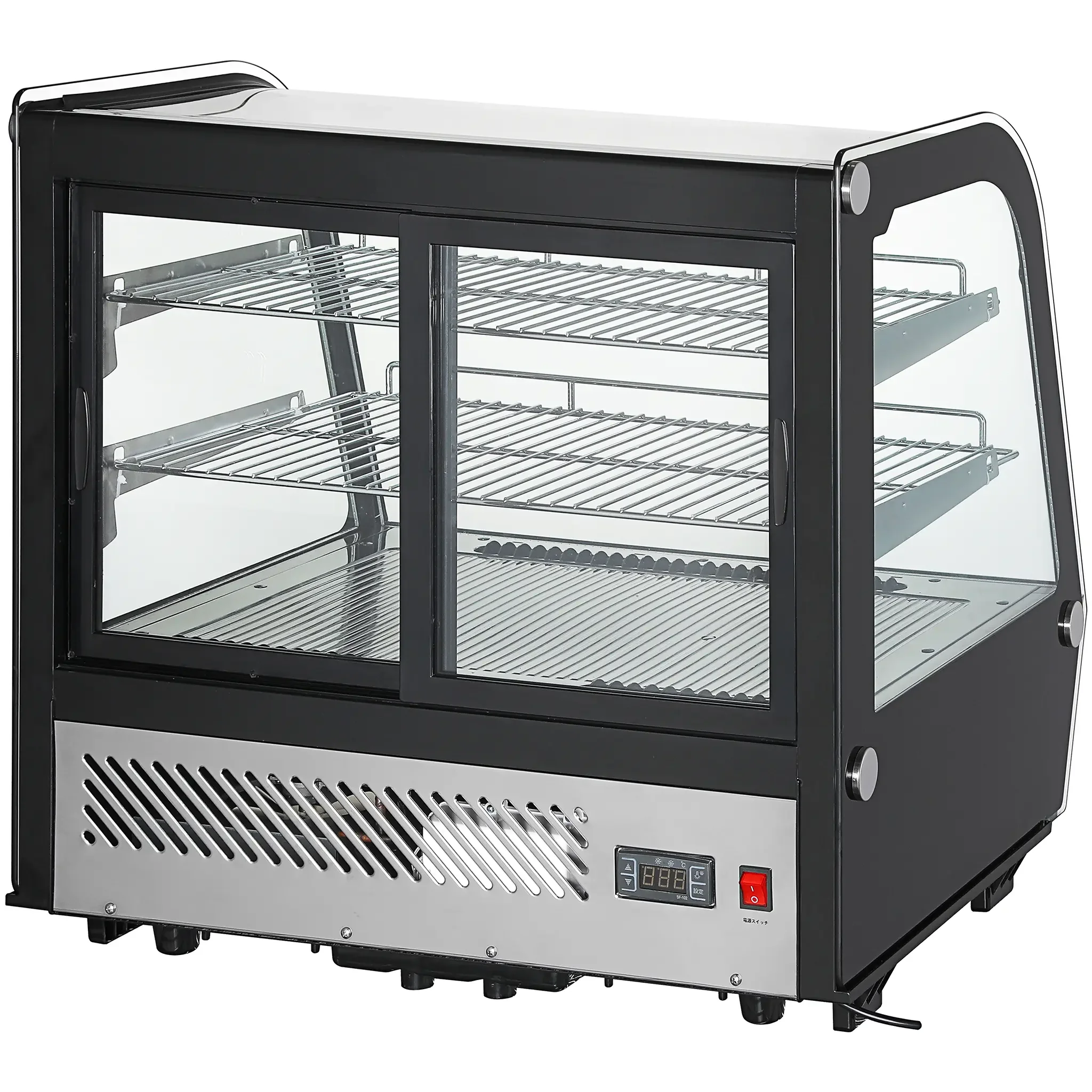 Nordic Air NCCP-28 Counter Top 28" Curved Glass Refrigerated Pastry Display Case - Image 4