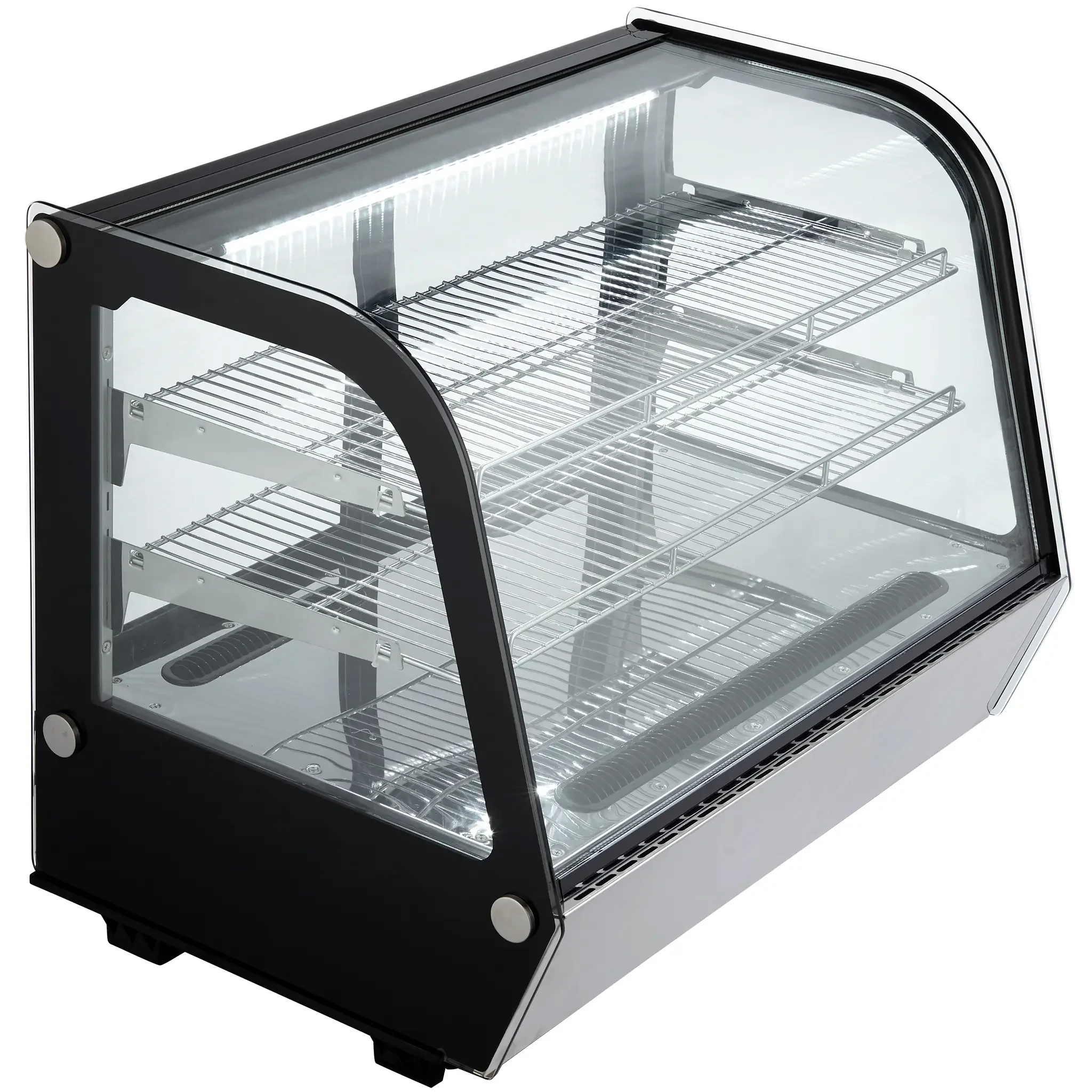 Nordic Air NCCP-35 Counter Top 35" Curved Glass Refrigerated Pastry Display Case - Image 3