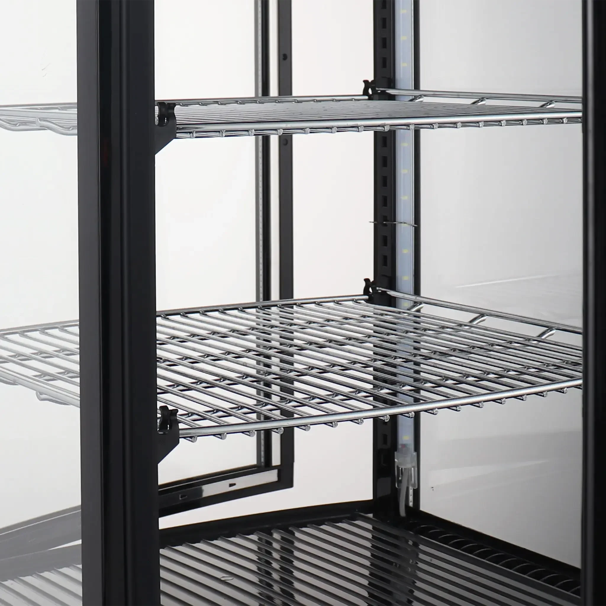 Nordic Air NCSR-78 Counter Top Four Sided Glass Door Display Refrigerator - Image 3
