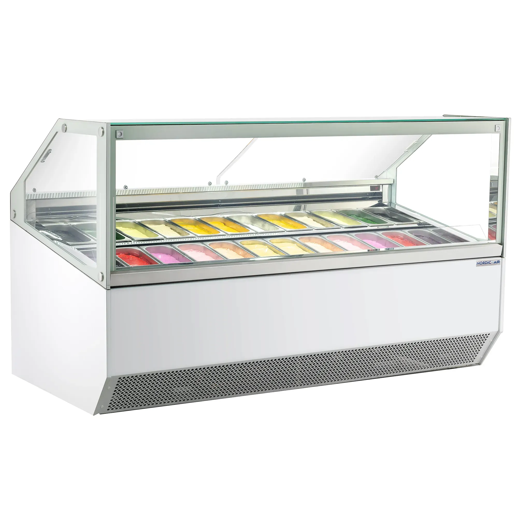Nordic Air NGEL-24 88" Gelato Dipping Freezer - 24 Pan Capacity