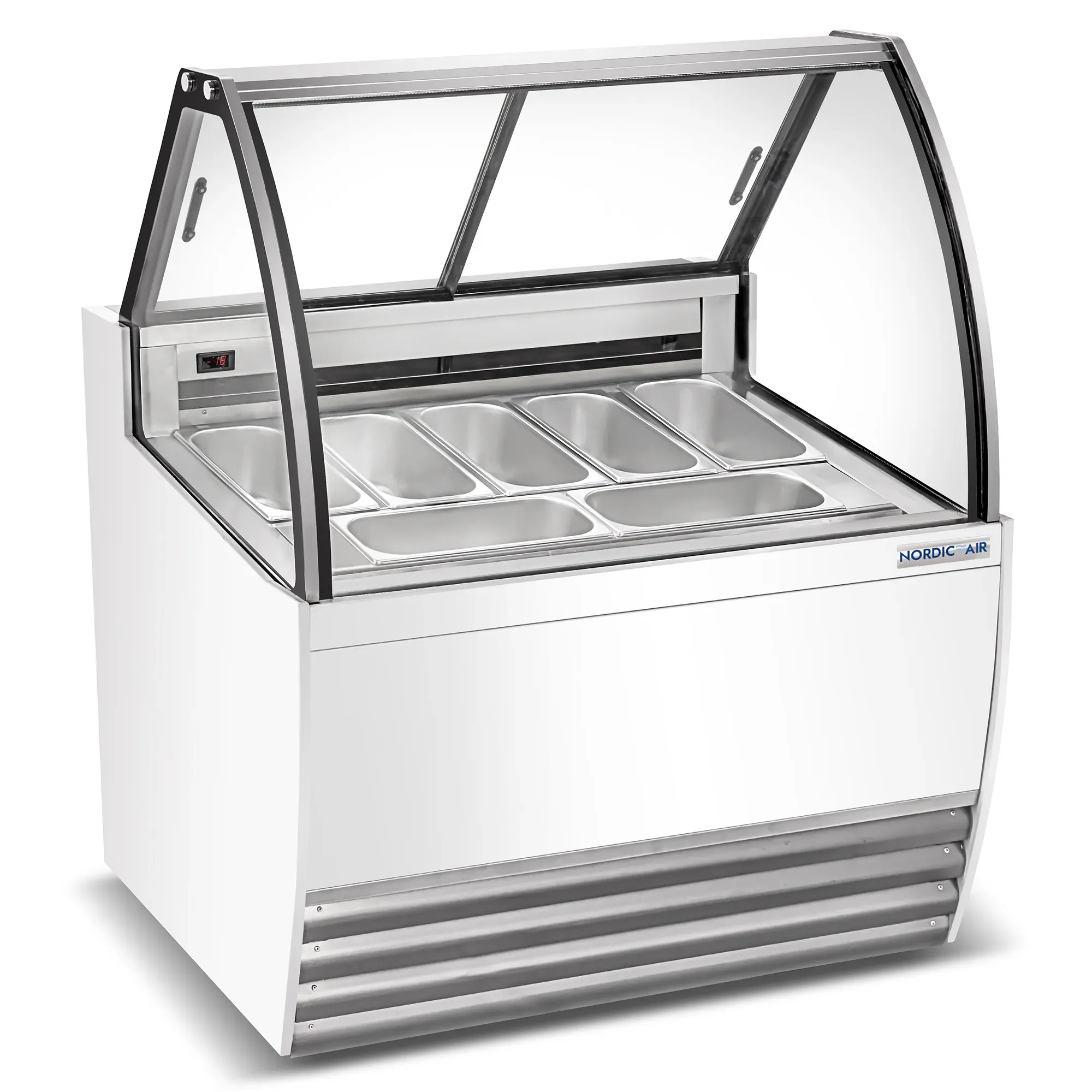 Nordic Air NGEL-7-COMP 41" Gelato Dipping Freezer - 7 Pan Capacity