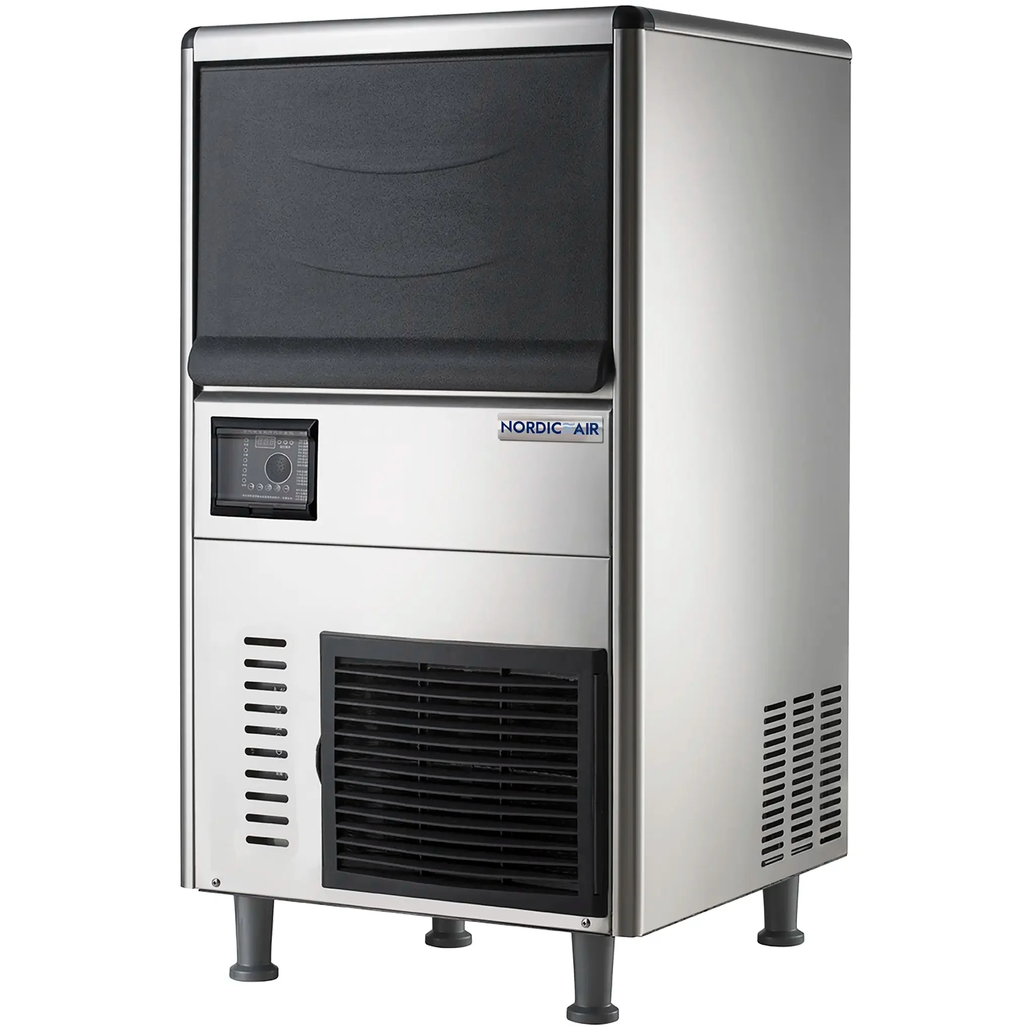 Nordic Air NIM-264F Ice Machine, Flake Shaped Ice - 264LB/24HRS, 110LBS Storage