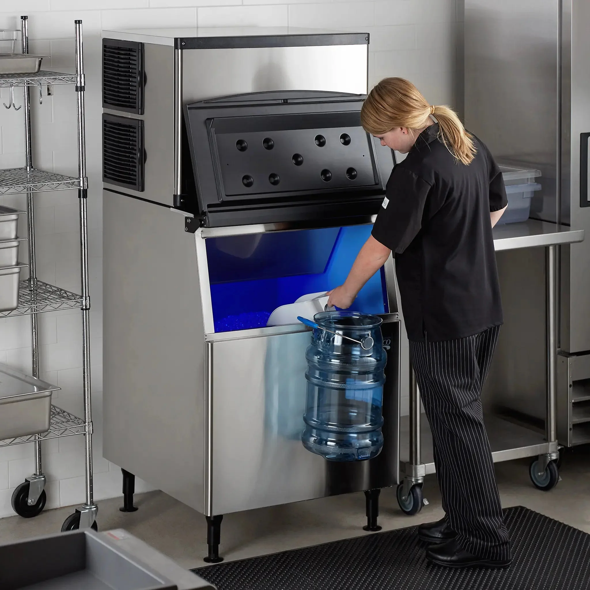 Nordic Air NIM-500C Ice Machine, Cube Shaped Ice - 500LB/24HRS, 375LBS Storage - Image 6