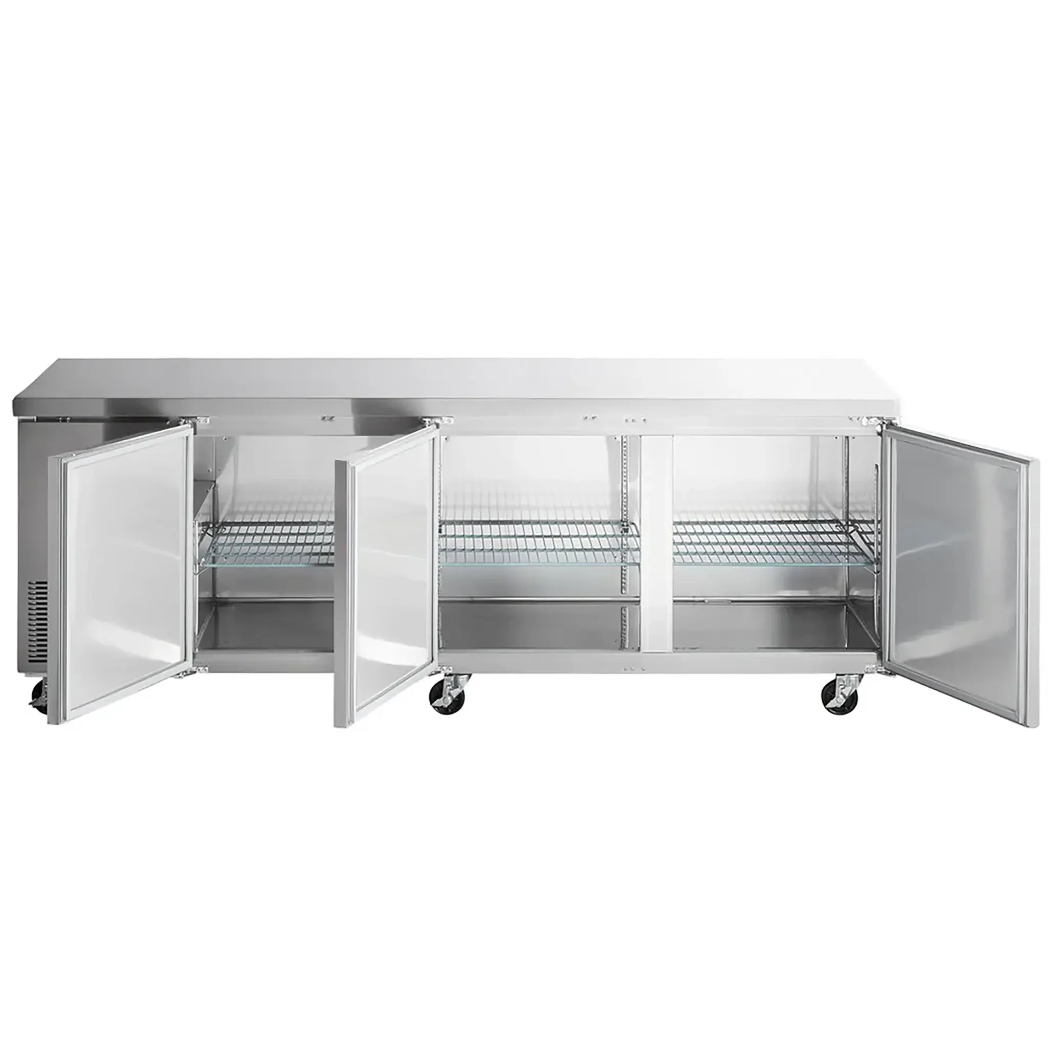 Nordic Air UCRS-94 Triple Door 94" Side Mounted Refrigerated Work Table - Image 2