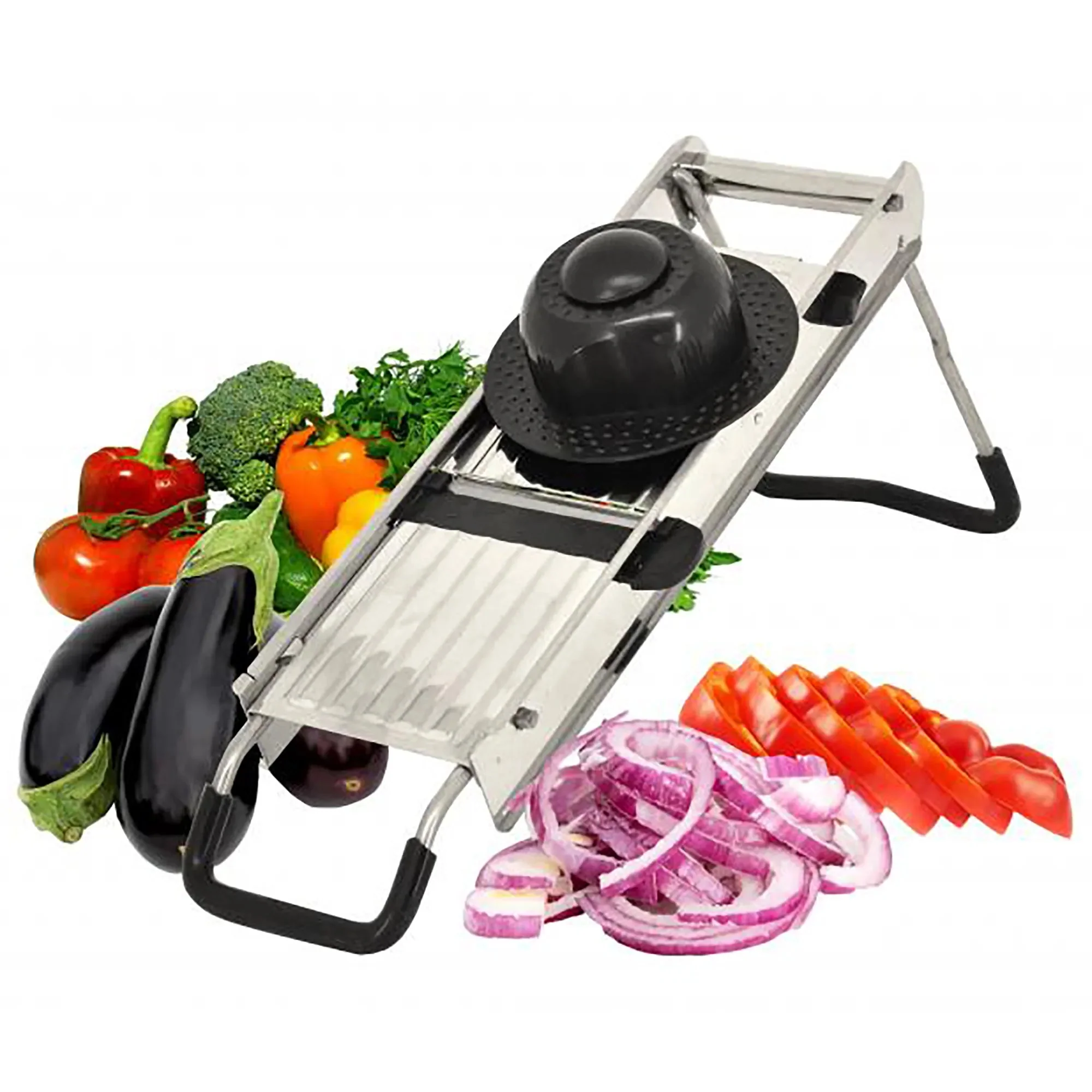 Omcan 13659 Mandoline Slicer Set With 5 Interchangeable Blades - Image 2