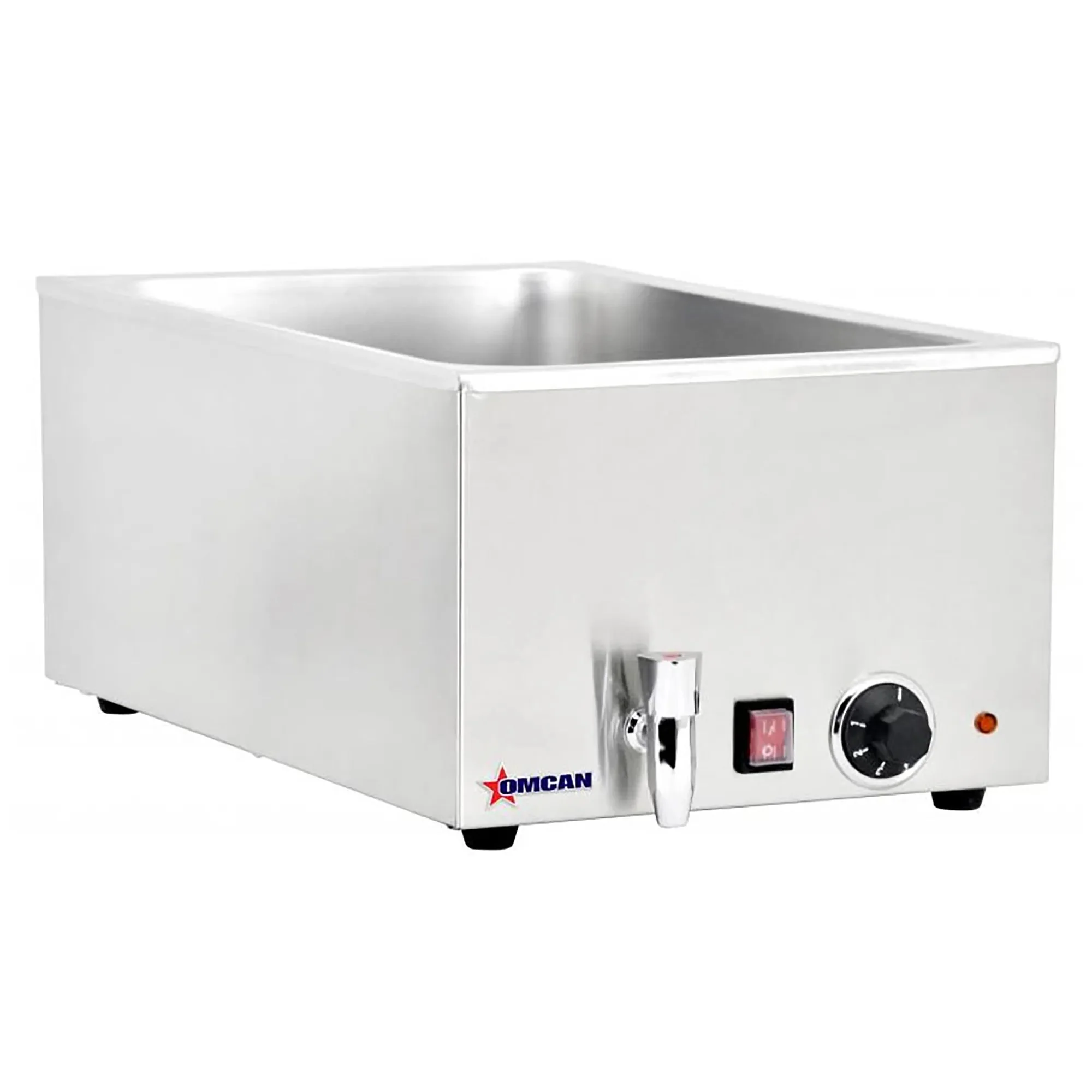 Omcan 19076 Electric Food Warmer with Water Tap, 1200W