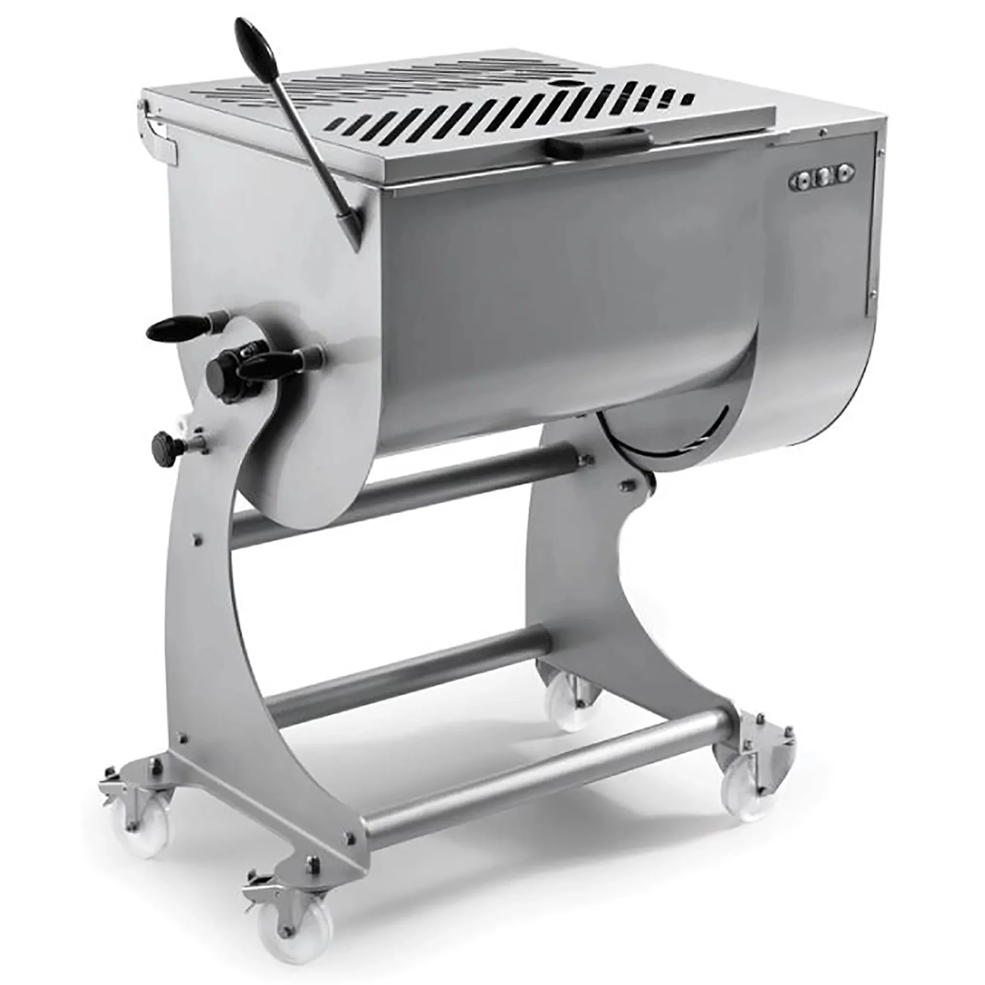 Omcan 37450 Heavy Duty Electric Meat Mixer - 176 LBS, (2) 0.75 HP, 220V