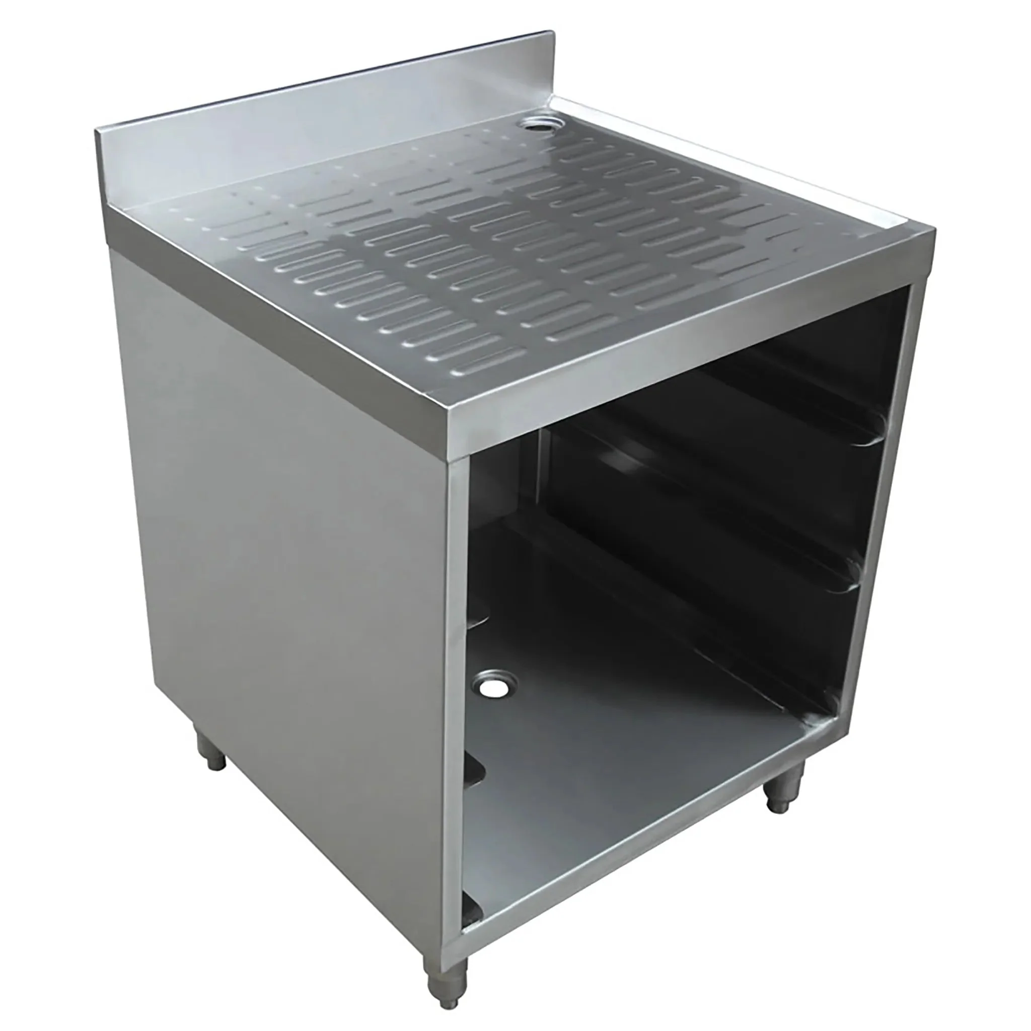 Omcan 44596 Glass Rack Cabinet, 24" Wide