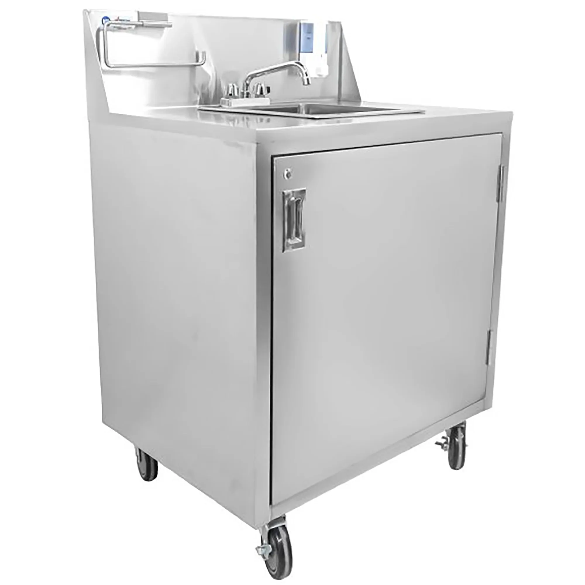 Omcan 46788 Portable Hand Sink with Water Heater Tank & Pump
